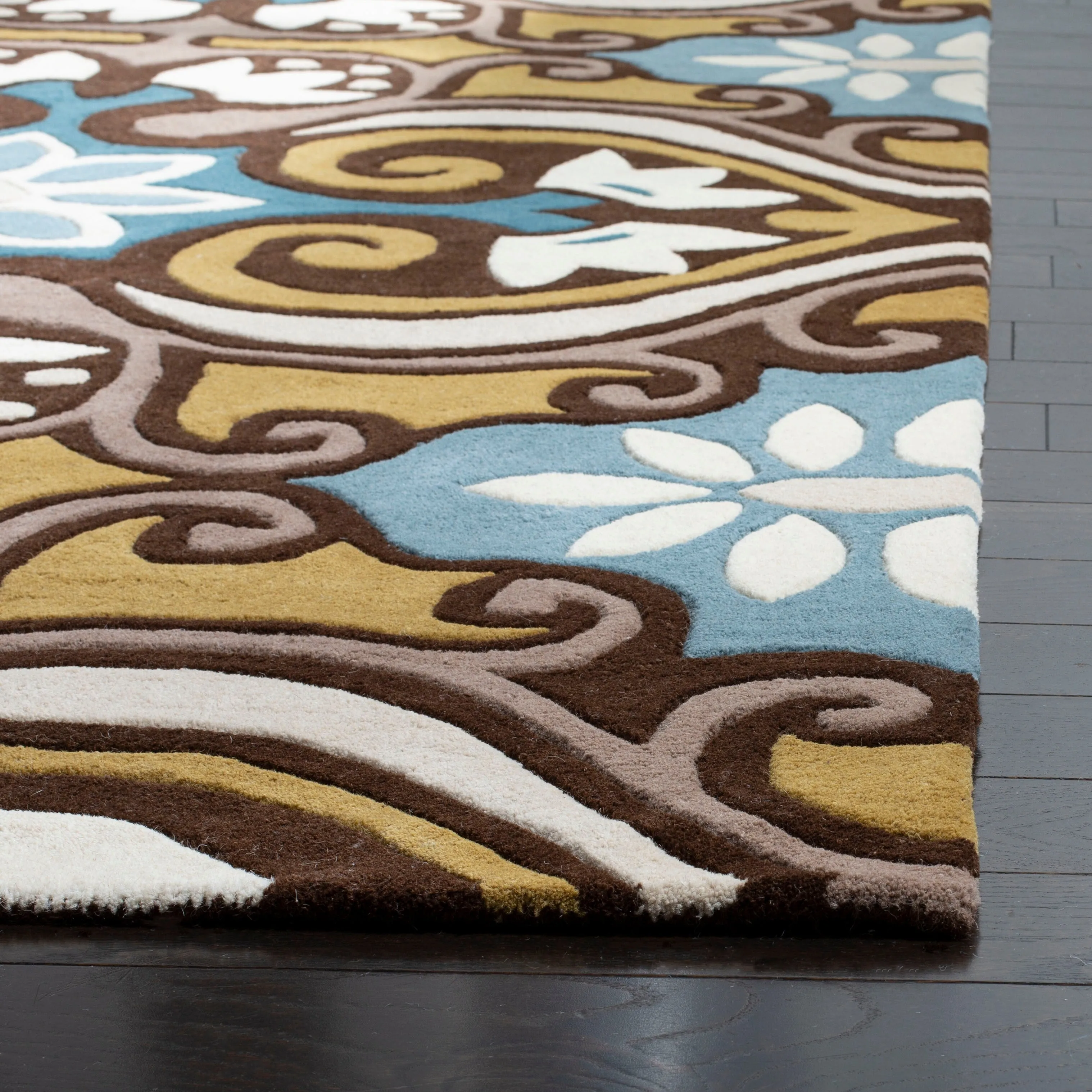 SAFAVIEH Handmade Wyndham Sigfrid Modern Wool Rug