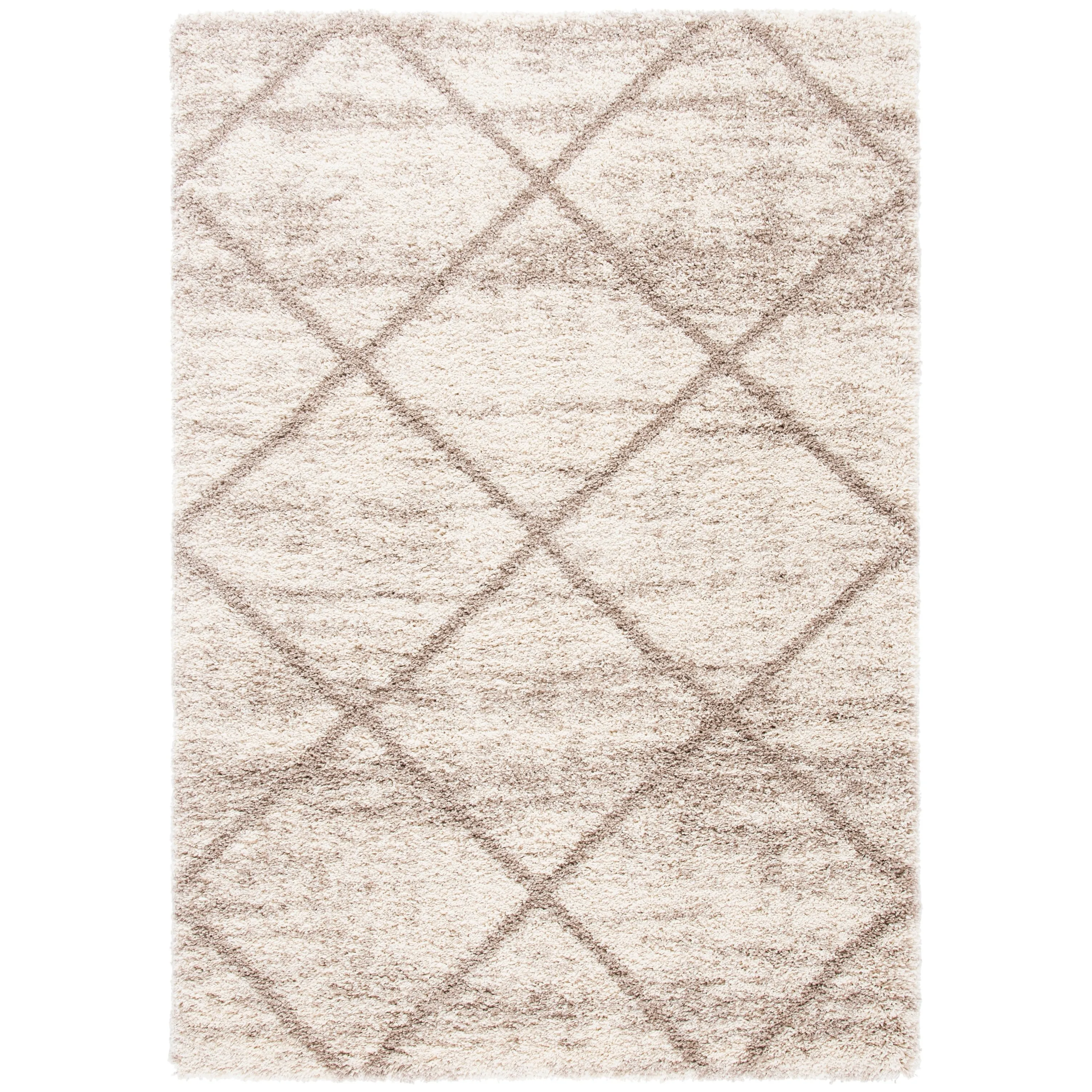 SAFAVIEH Hudson Shag Raili Diamond Trellis 2-inch Thick Rug