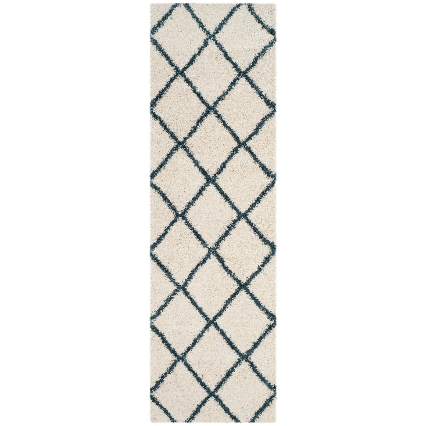 SAFAVIEH Hudson Shag Raili Diamond Trellis 2-inch Thick Rug