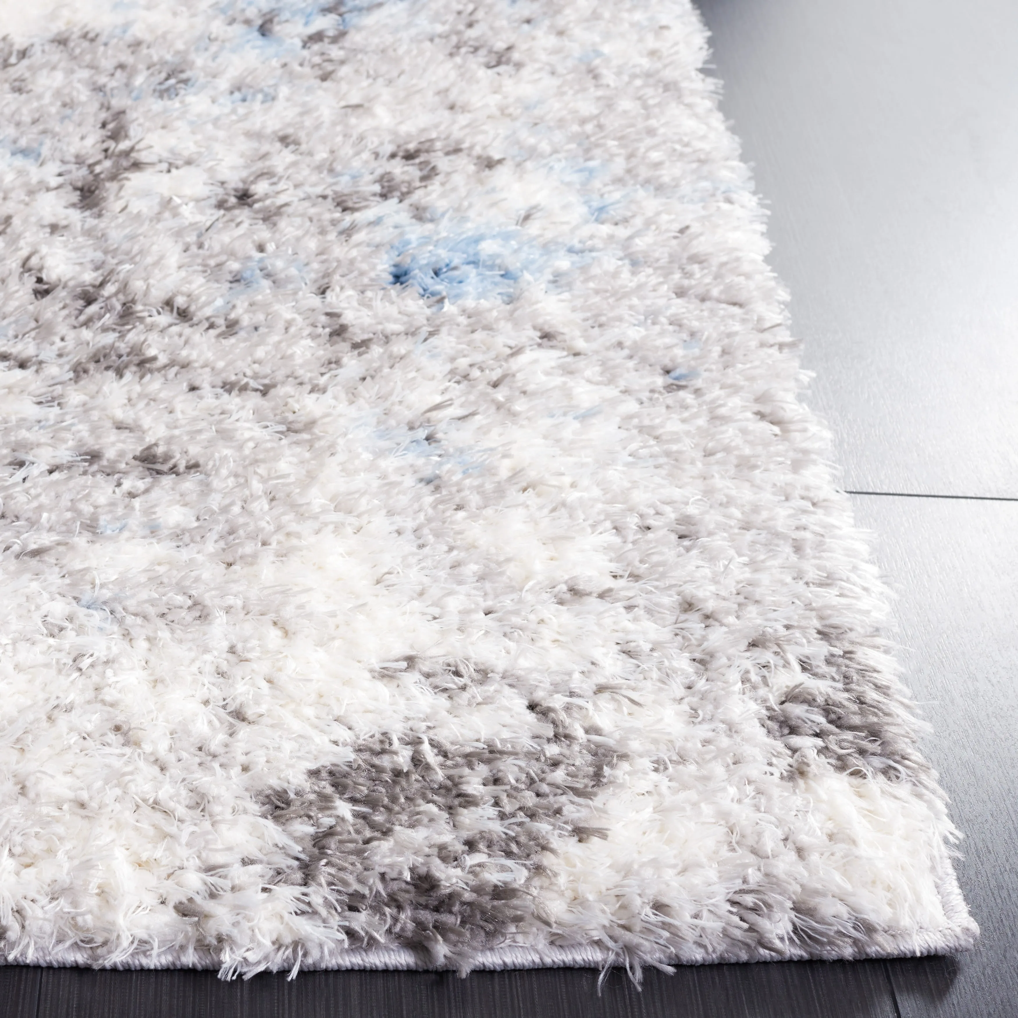 SAFAVIEH Lindsay Shag Nancie Modern Abstract 2-inch Thick Rug