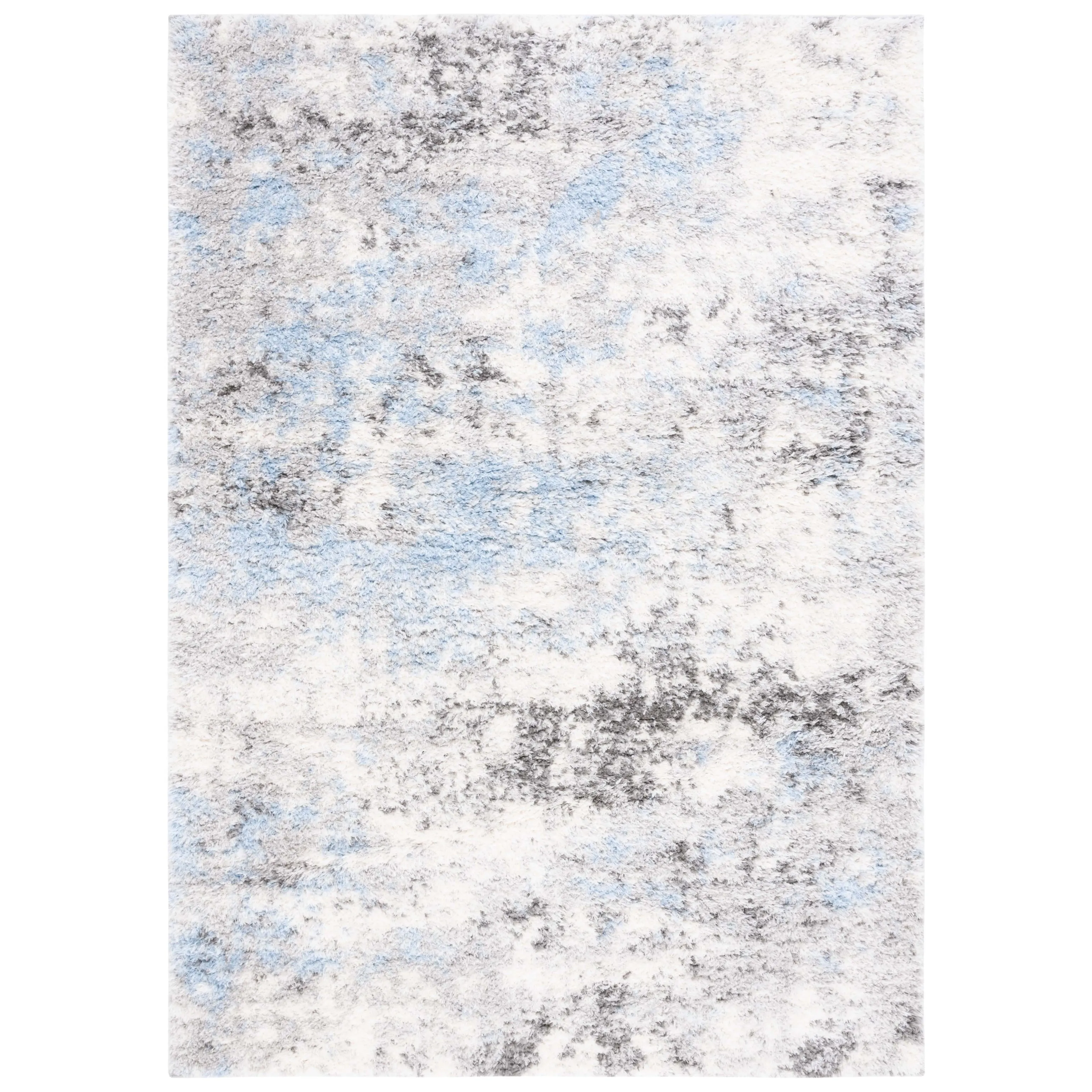 SAFAVIEH Lindsay Shag Nancie Modern Abstract 2-inch Thick Rug