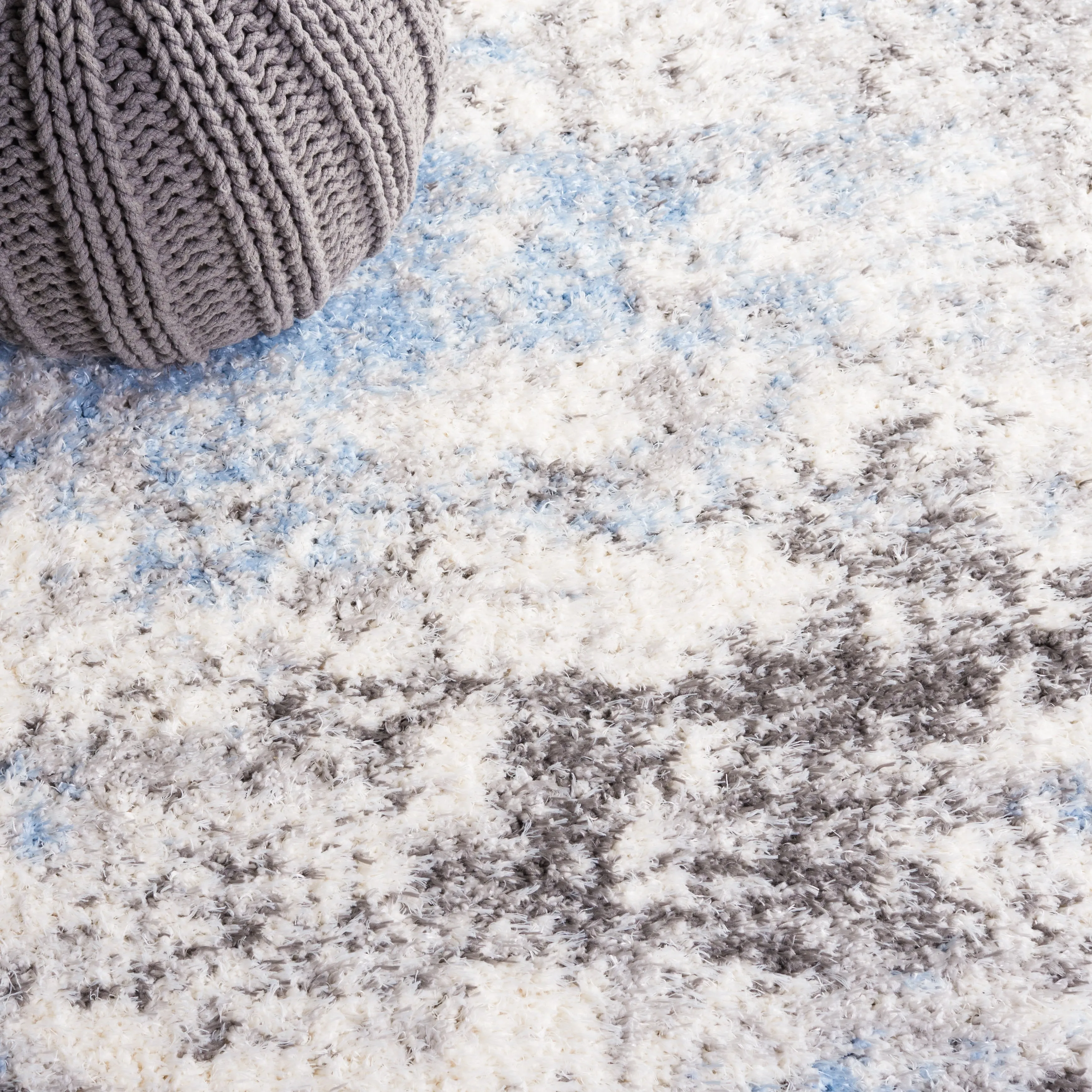 SAFAVIEH Lindsay Shag Nancie Modern Abstract 2-inch Thick Rug