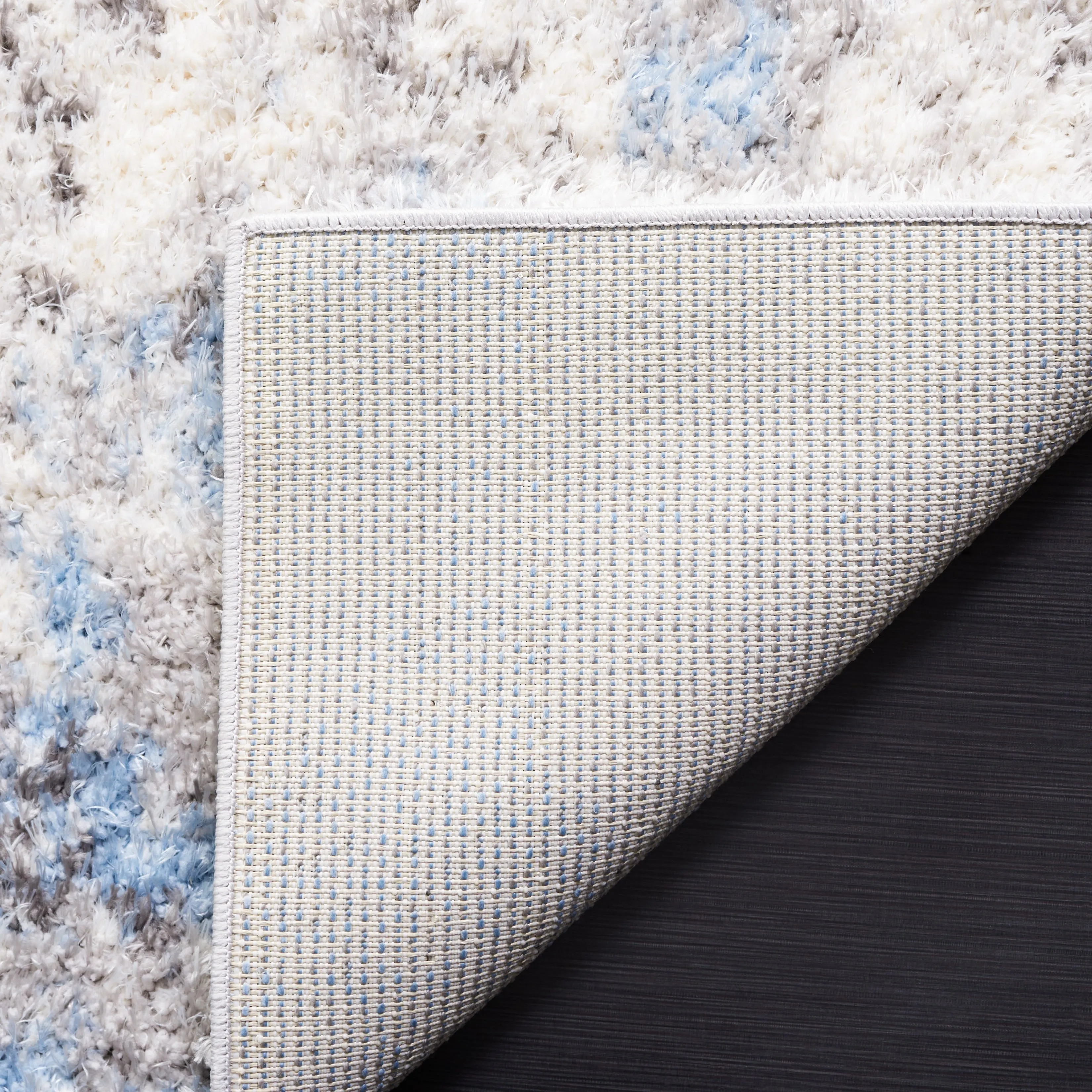 SAFAVIEH Lindsay Shag Nancie Modern Abstract 2-inch Thick Rug
