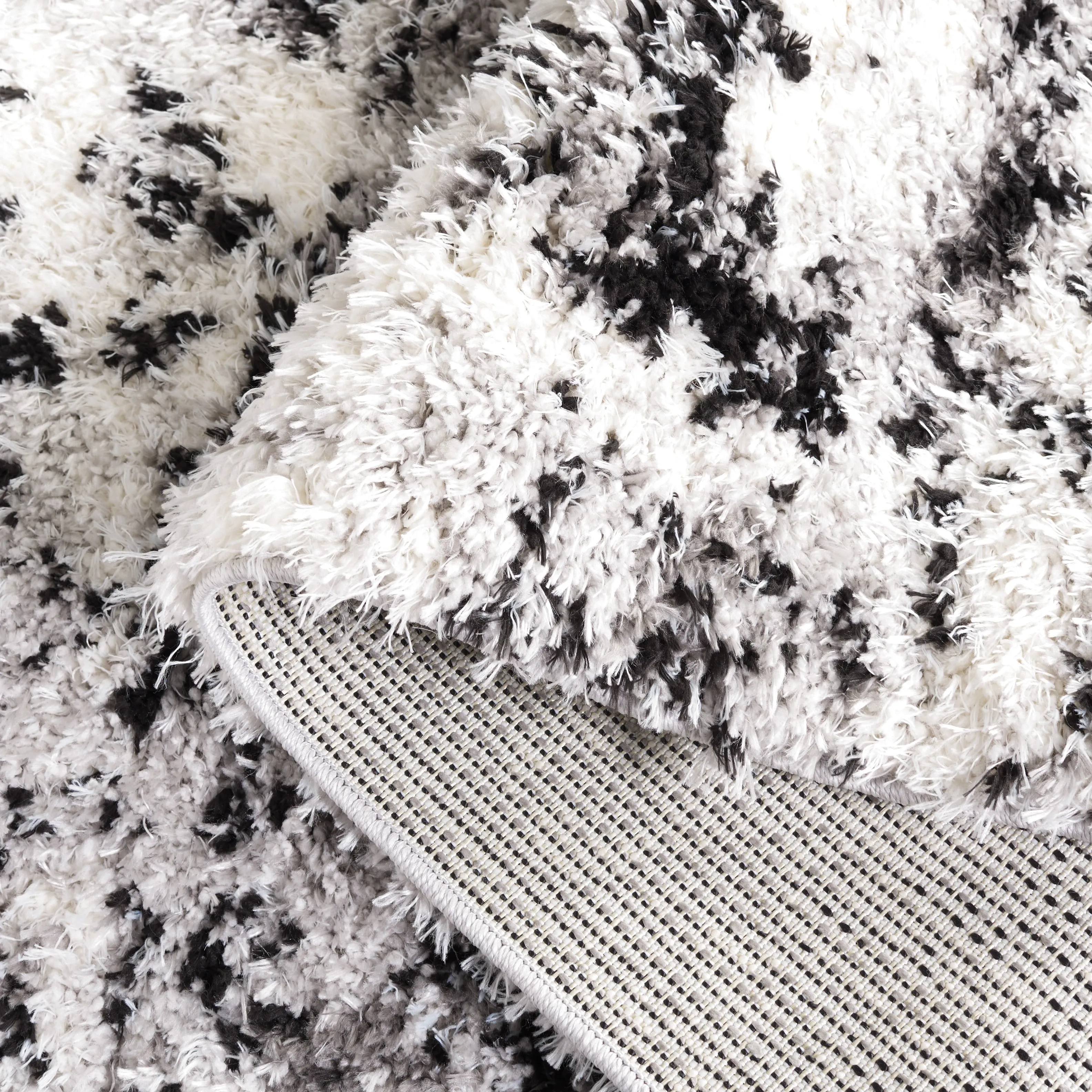 SAFAVIEH Lindsay Shag Nancie Modern Abstract 2-inch Thick Rug