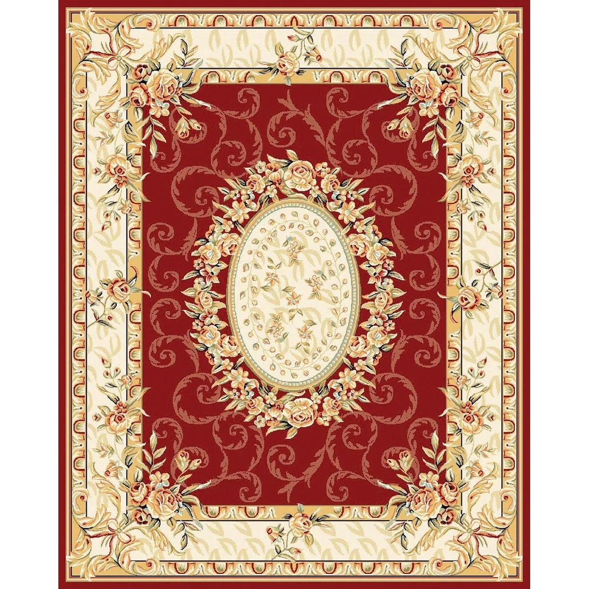 SAFAVIEH Lyndhurst Nannette Traditional Oriental Medallion Rug