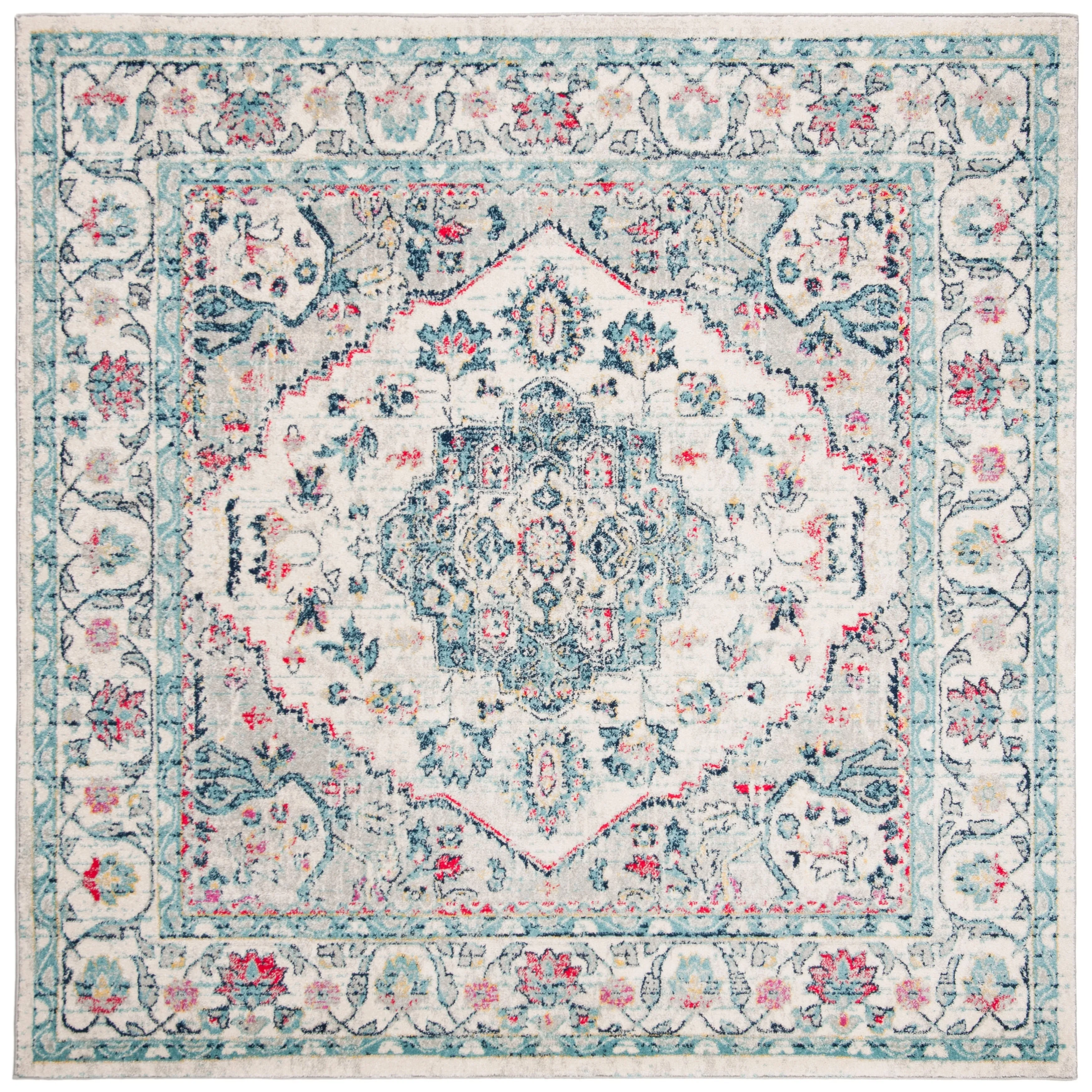 SAFAVIEH Madison Marlene Vintage Boho Oriental Medallion Rug
