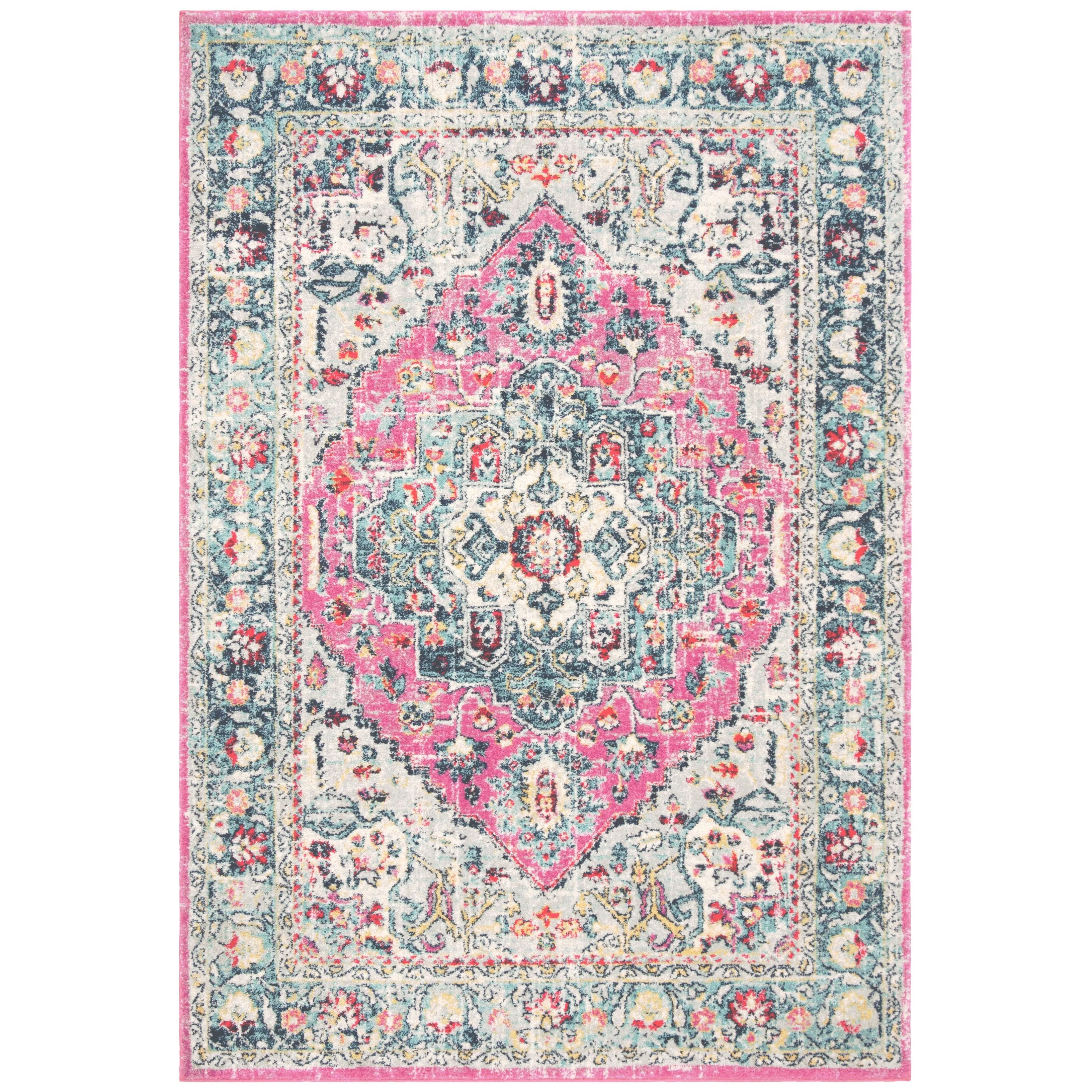 SAFAVIEH Madison Marlene Vintage Boho Oriental Medallion Rug