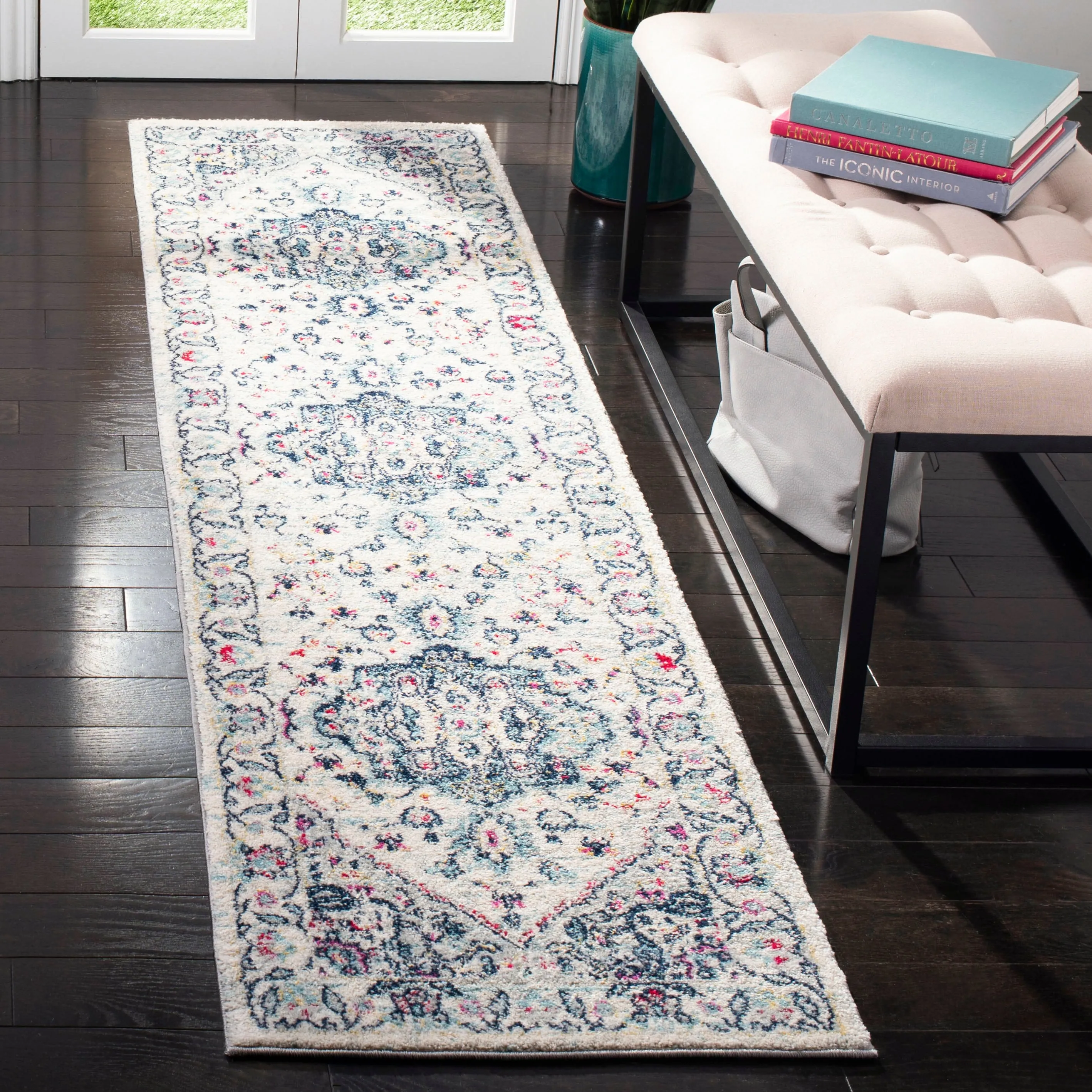 SAFAVIEH Madison Marlene Vintage Boho Oriental Medallion Rug