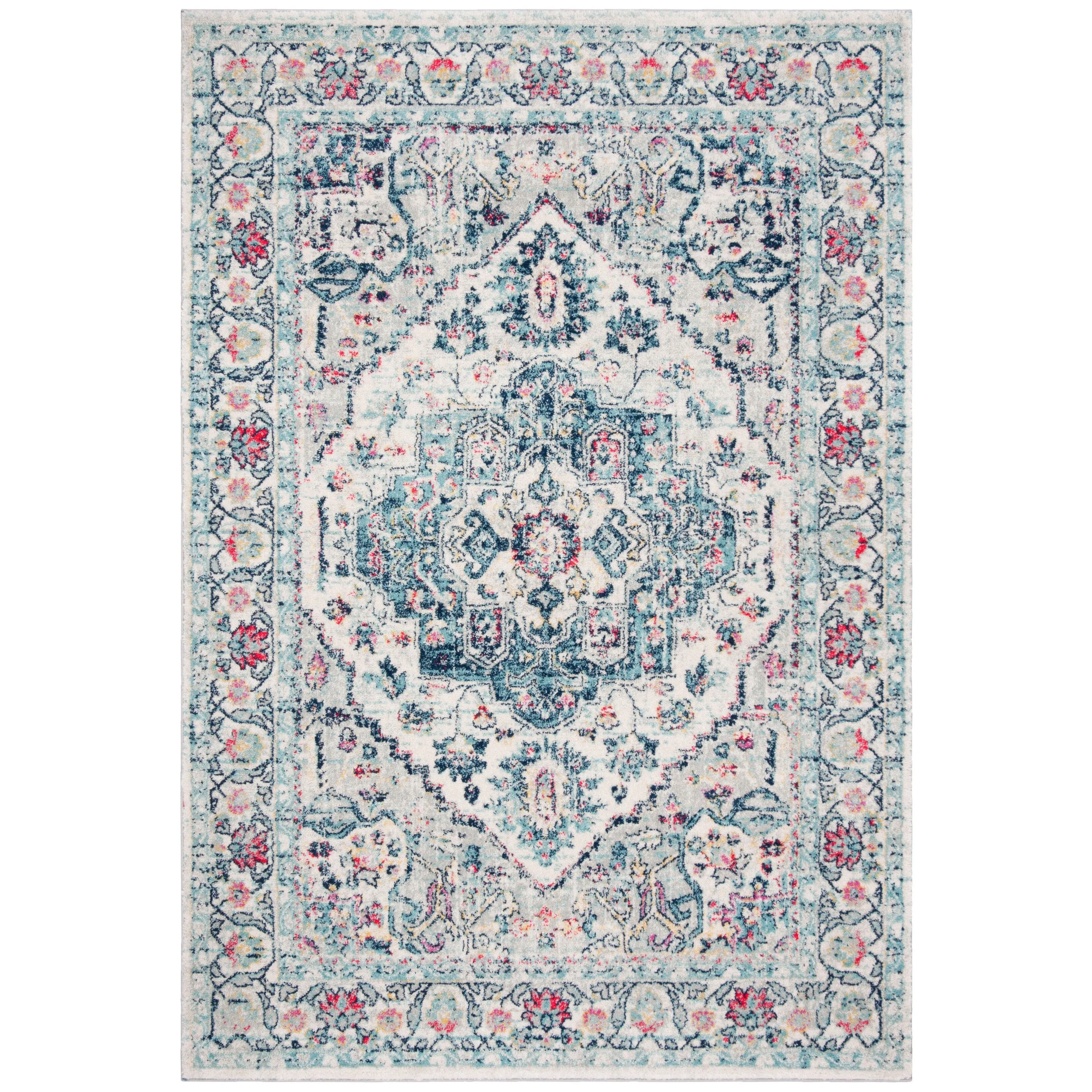 SAFAVIEH Madison Marlene Vintage Boho Oriental Medallion Rug