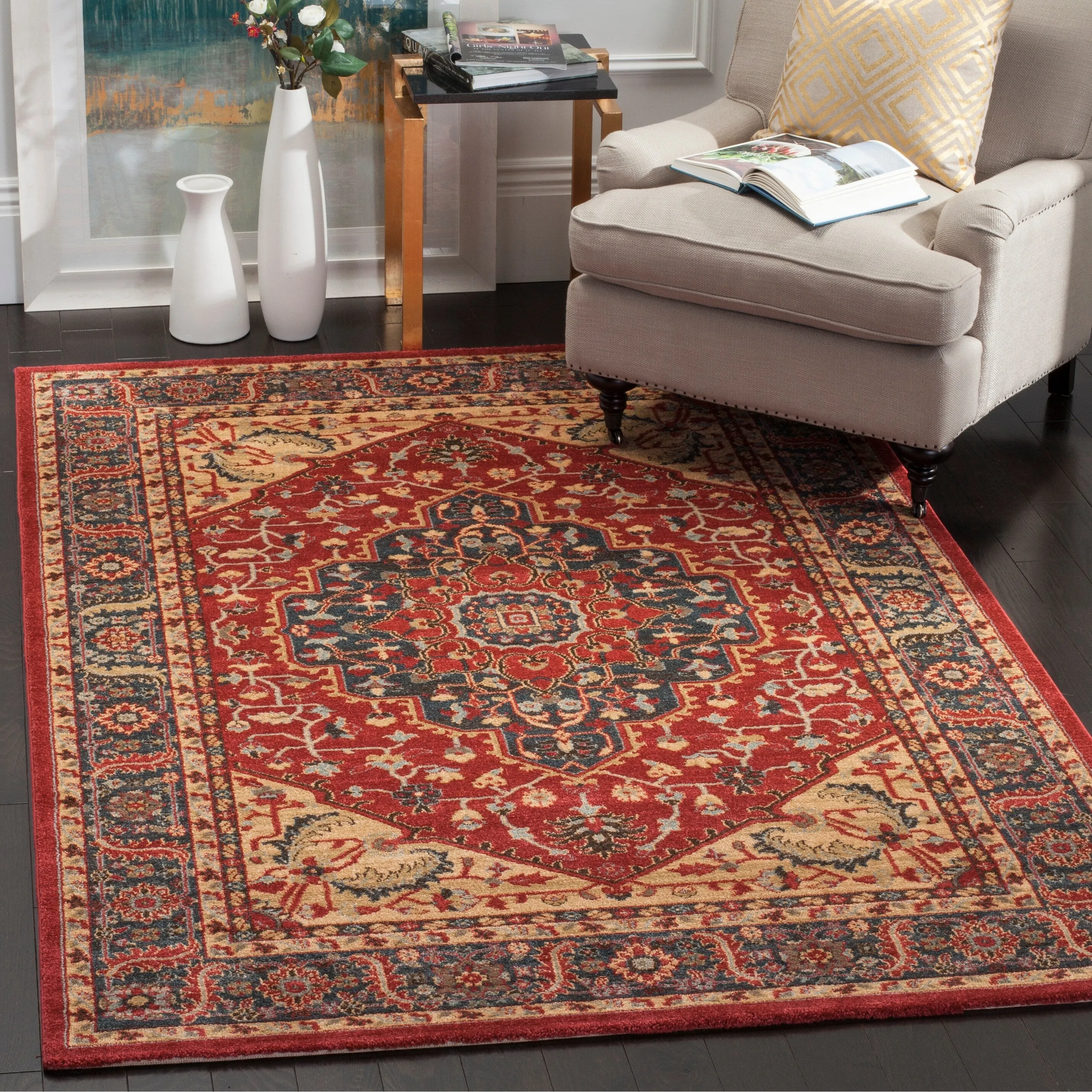 SAFAVIEH Mahal Elois Traditional Oriental Rug