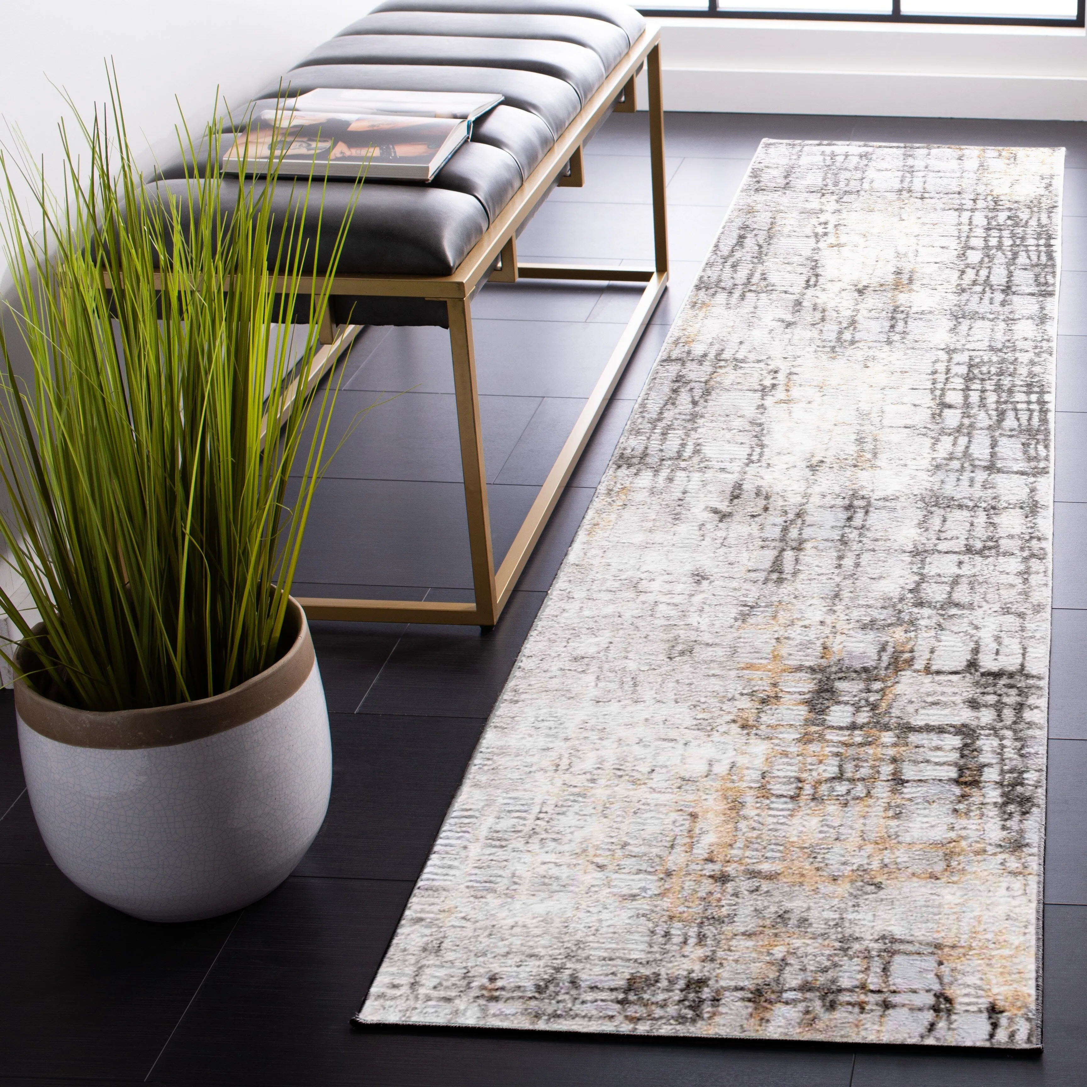 SAFAVIEH Meadow Timmy Modern Abstract Rug