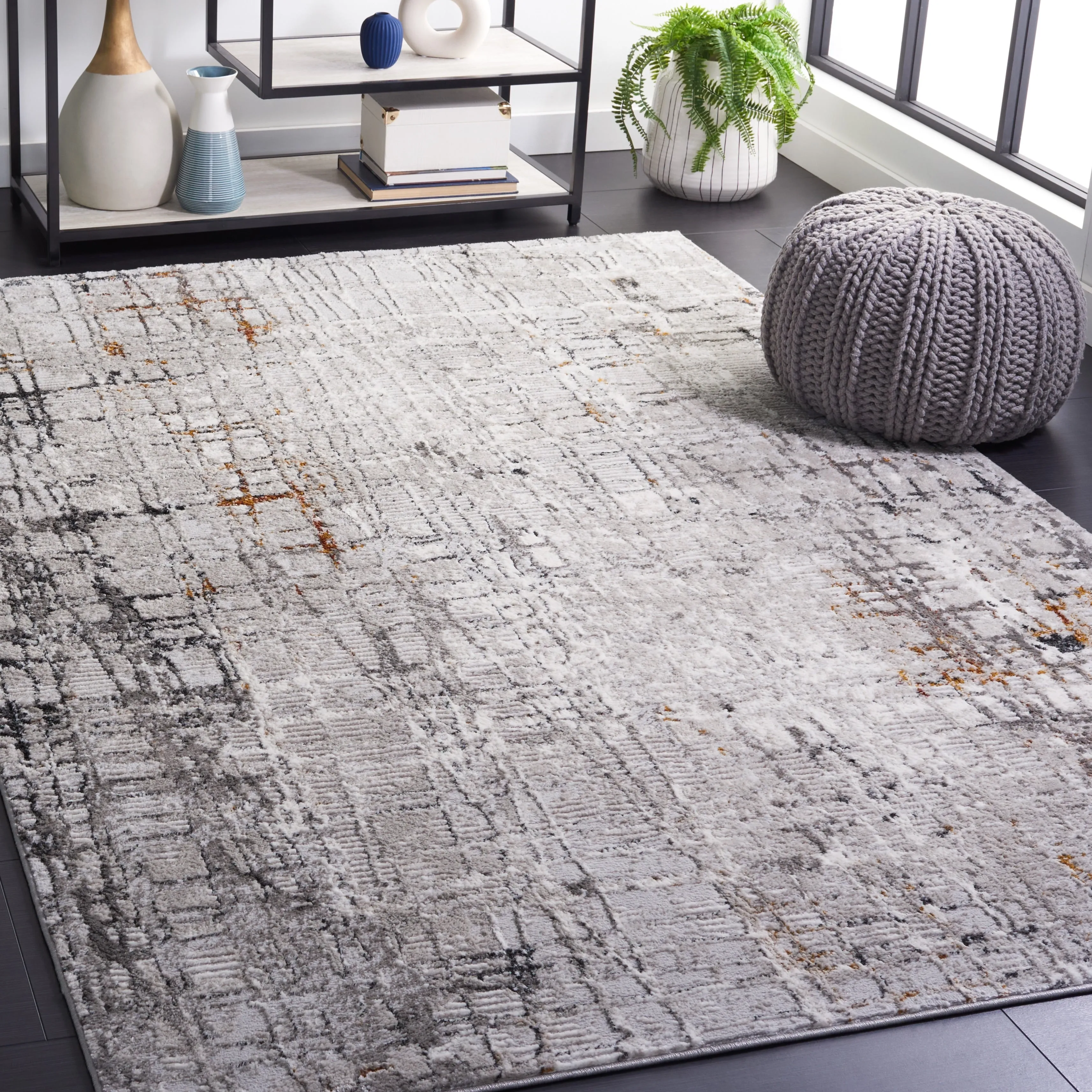 SAFAVIEH Meadow Timmy Modern Abstract Rug