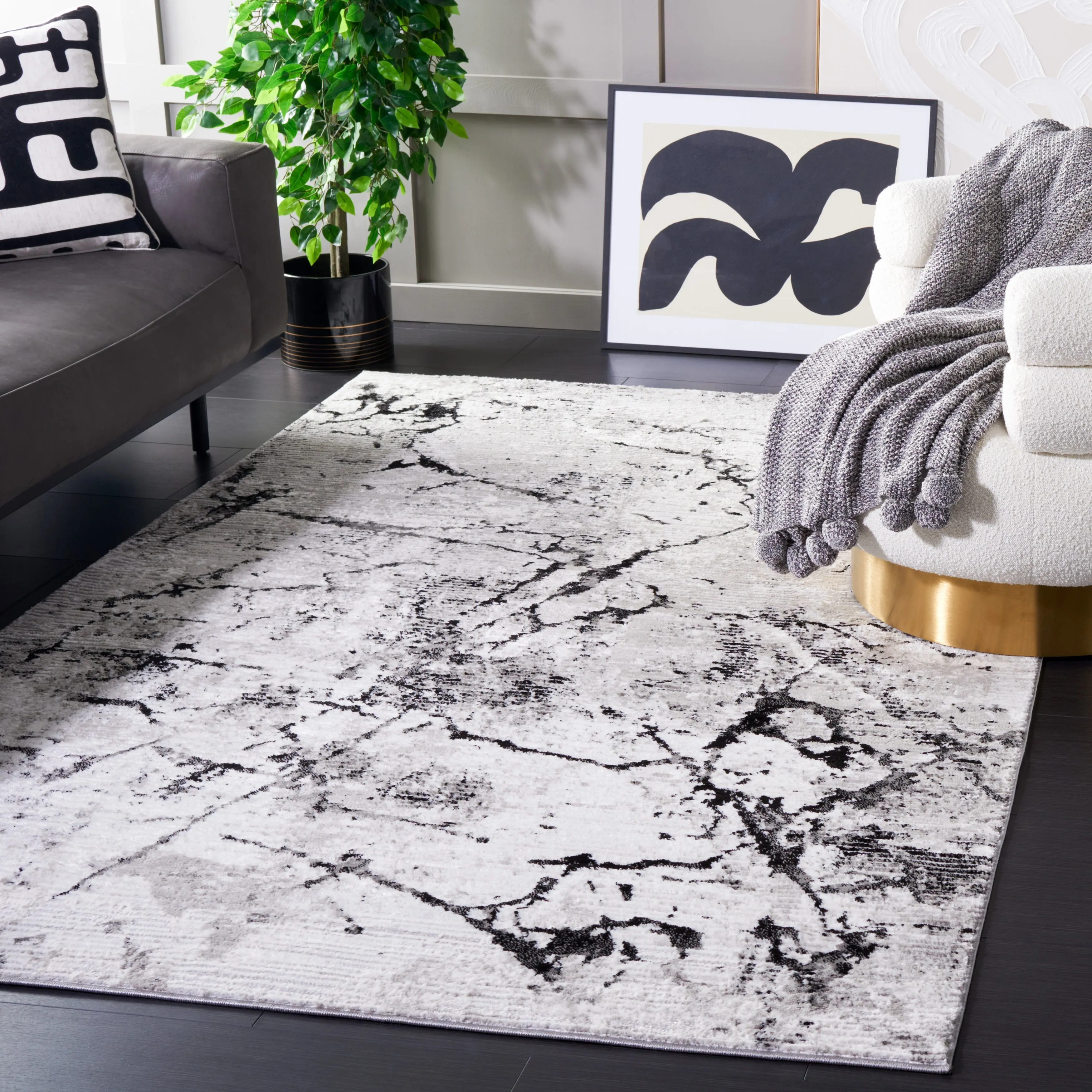 SAFAVIEH Meadow Vilma Modern Abstract Rug