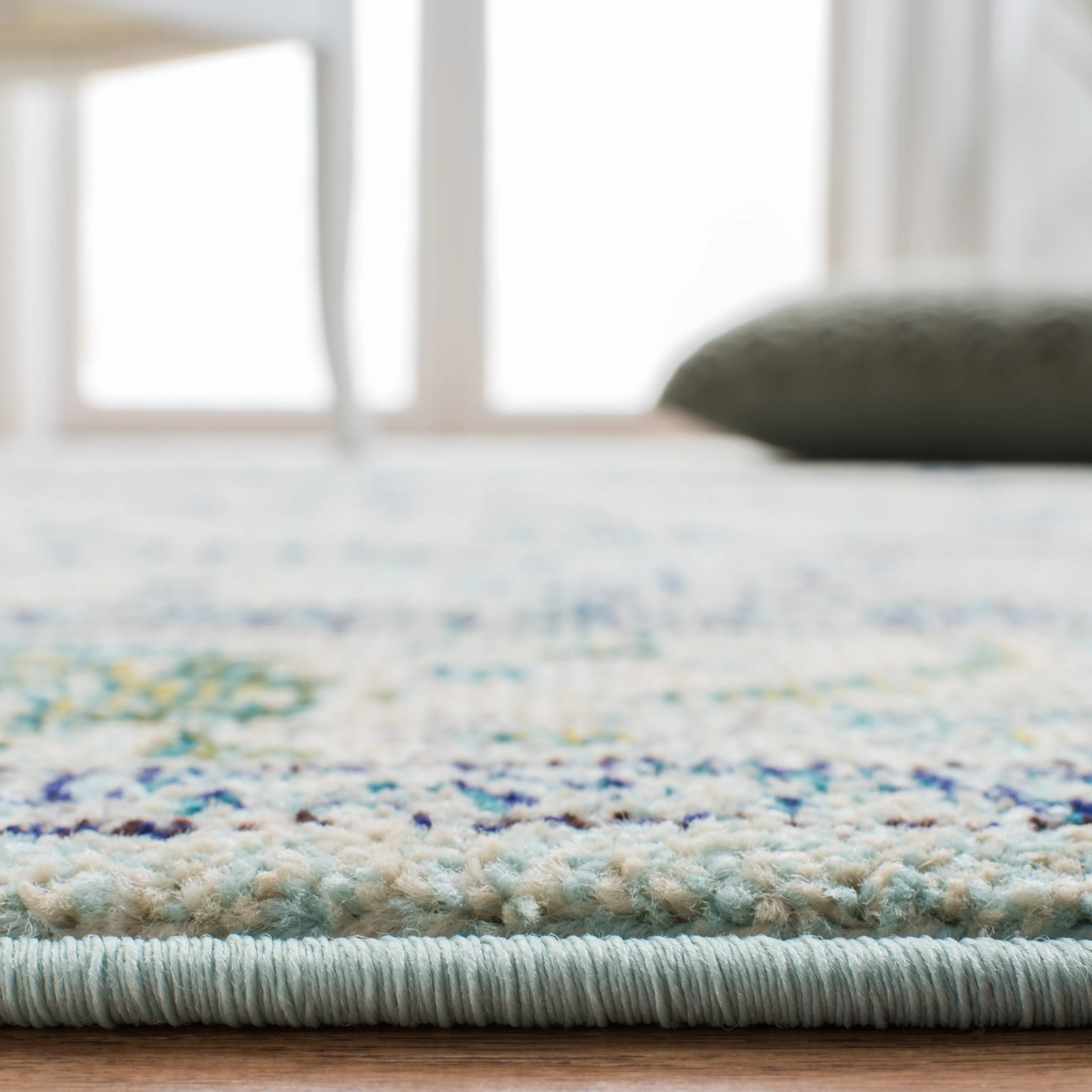 SAFAVIEH Monaco Oceane Boho Medallion Distressed Area Rug