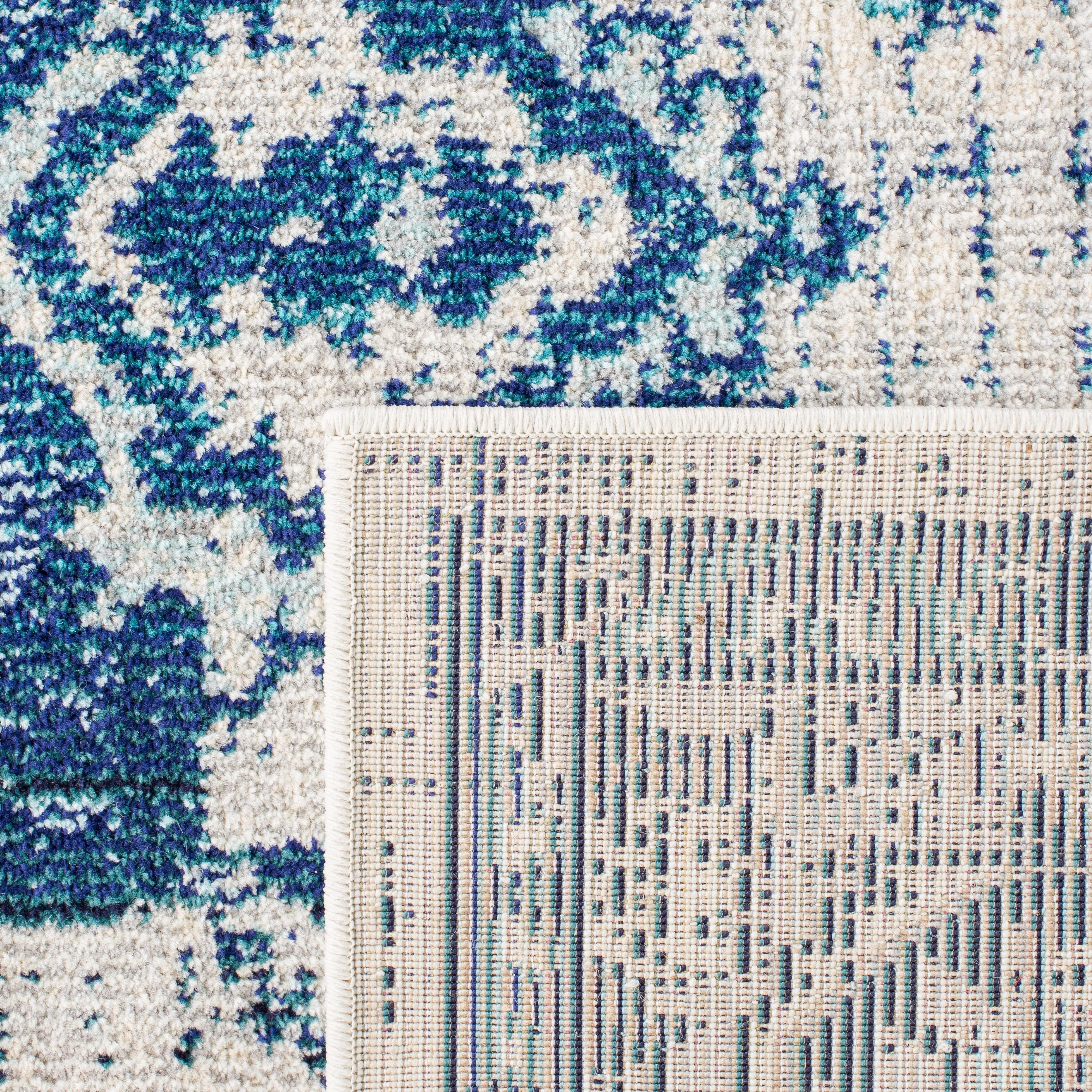 SAFAVIEH Monaco Oceane Boho Medallion Distressed Area Rug