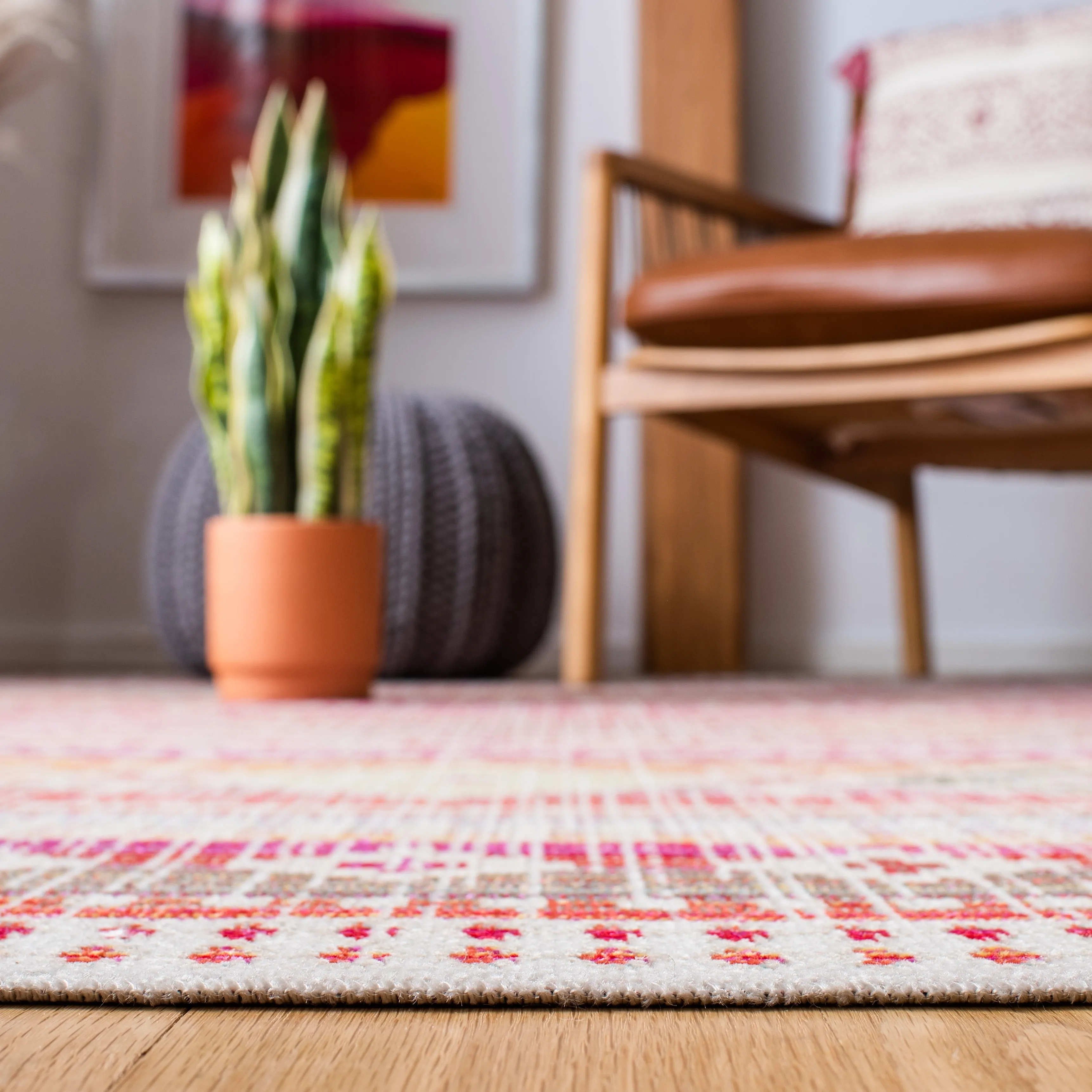 SAFAVIEH Montage Karnit Indoor/ Outdoor Waterproof Patio Backyard Rug