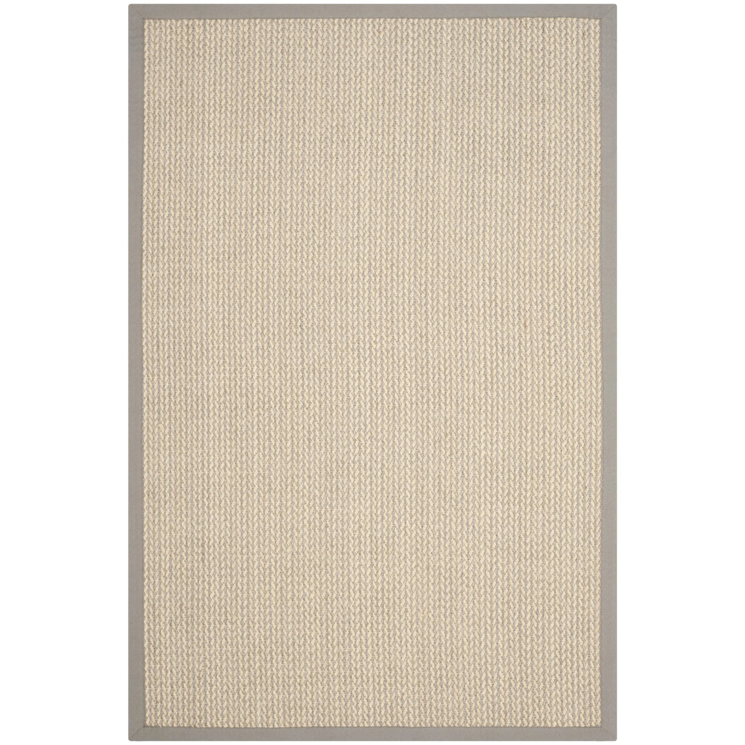 SAFAVIEH Natural Fiber Evia Sisal & Wool Rug