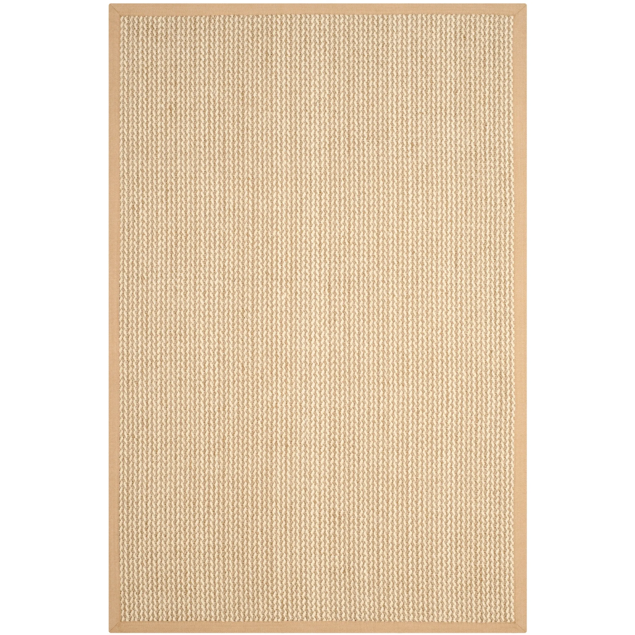 SAFAVIEH Natural Fiber Evia Sisal & Wool Rug