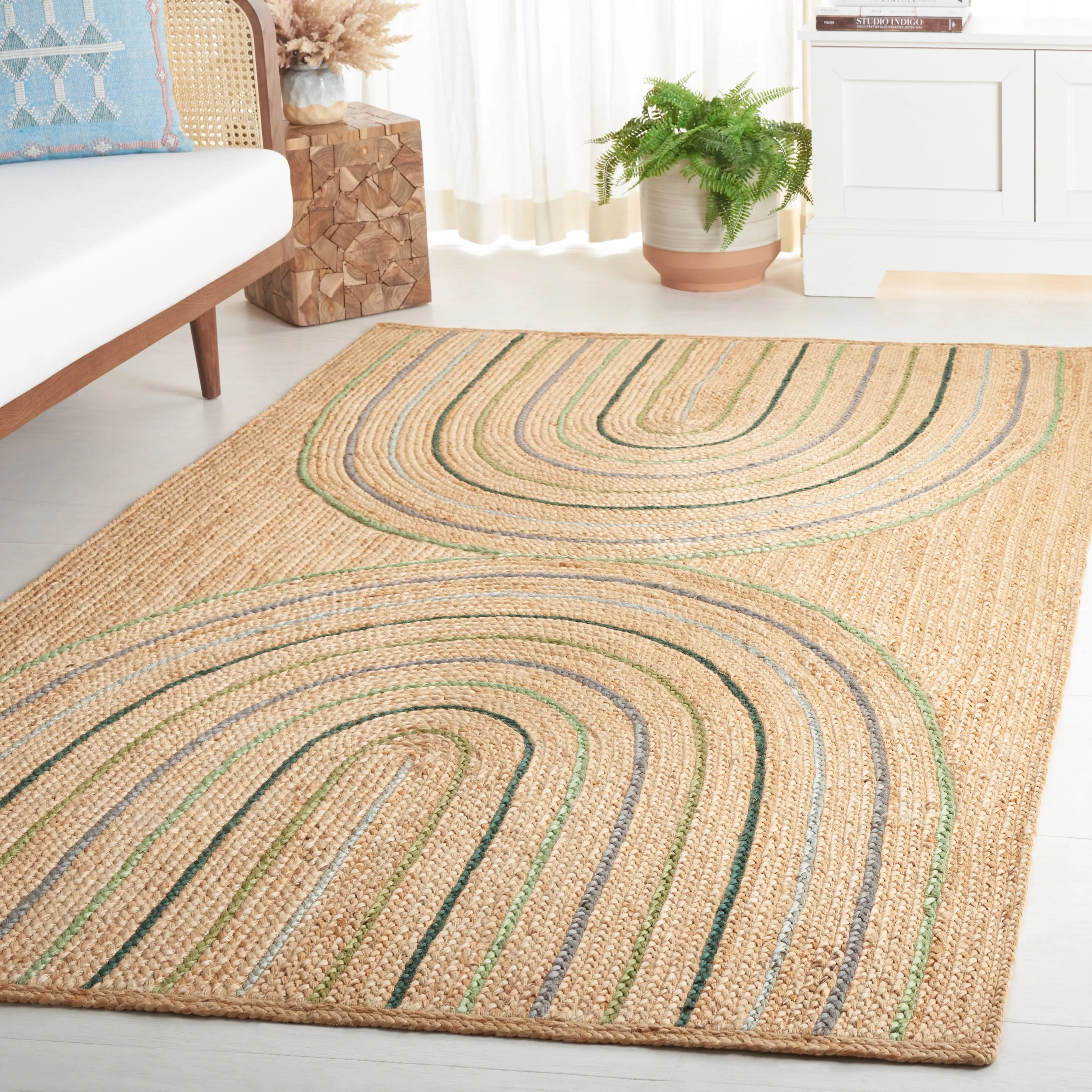 SAFAVIEH Natural Fiber Nobie Casual Jute Rug
