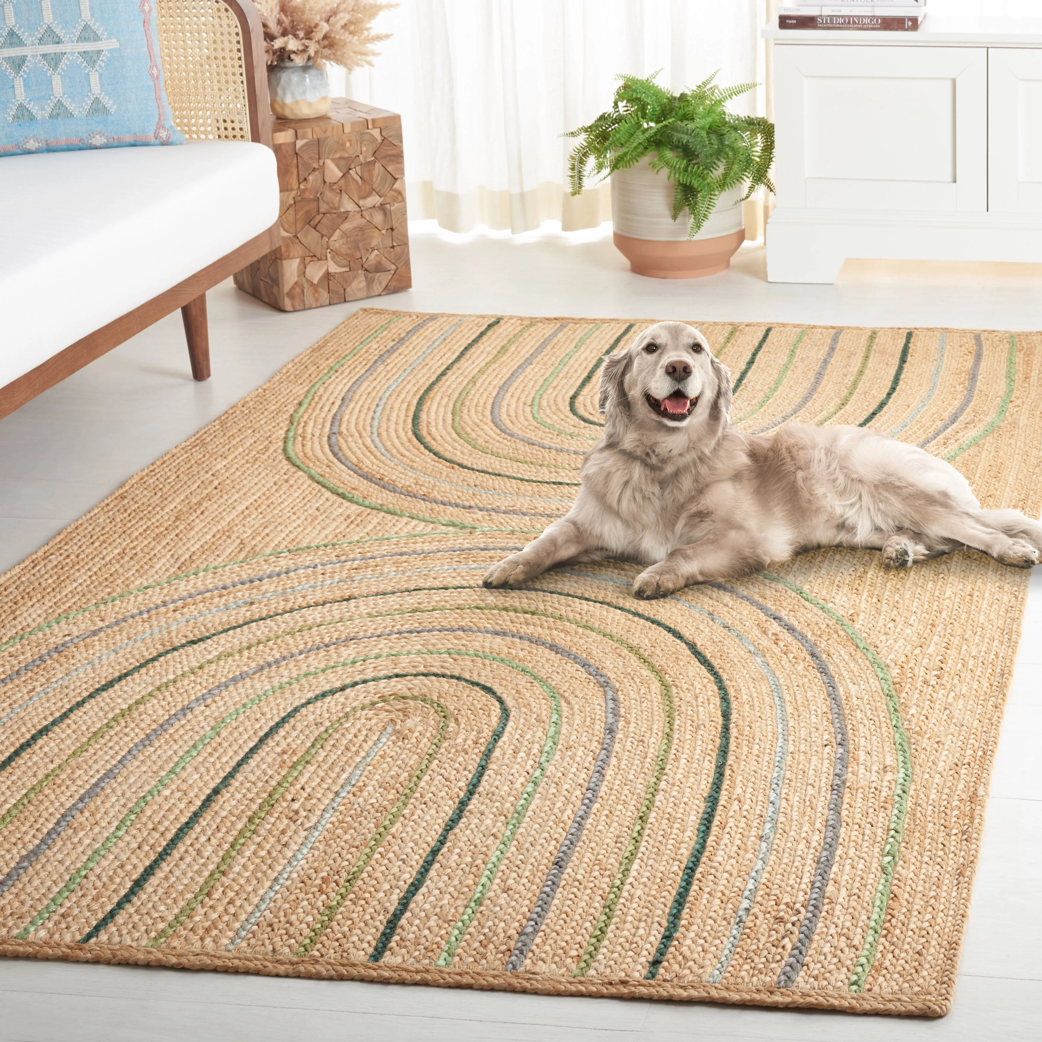 SAFAVIEH Natural Fiber Nobie Casual Jute Rug