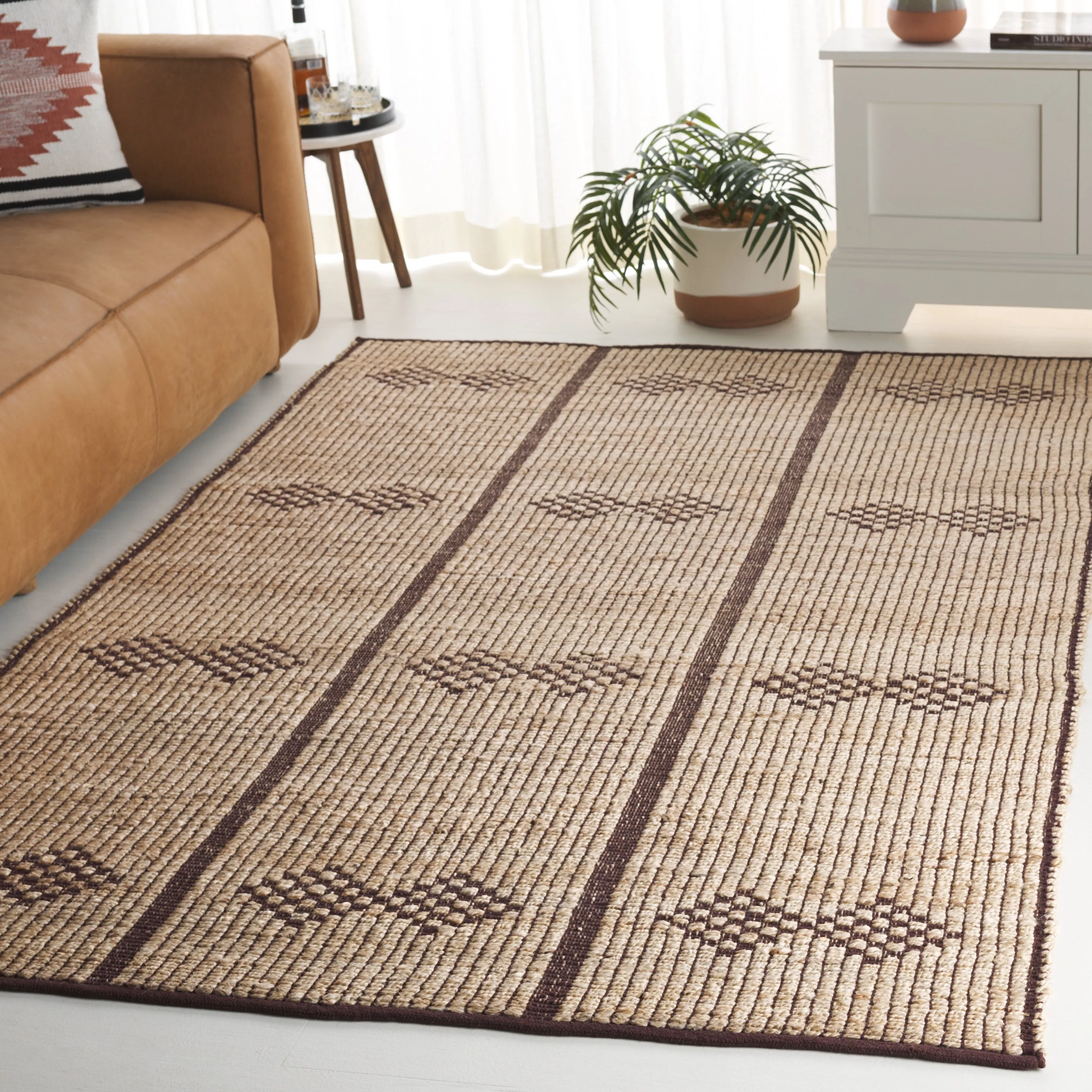 SAFAVIEH Natural Fiber Sibbie Casual Jute Rug