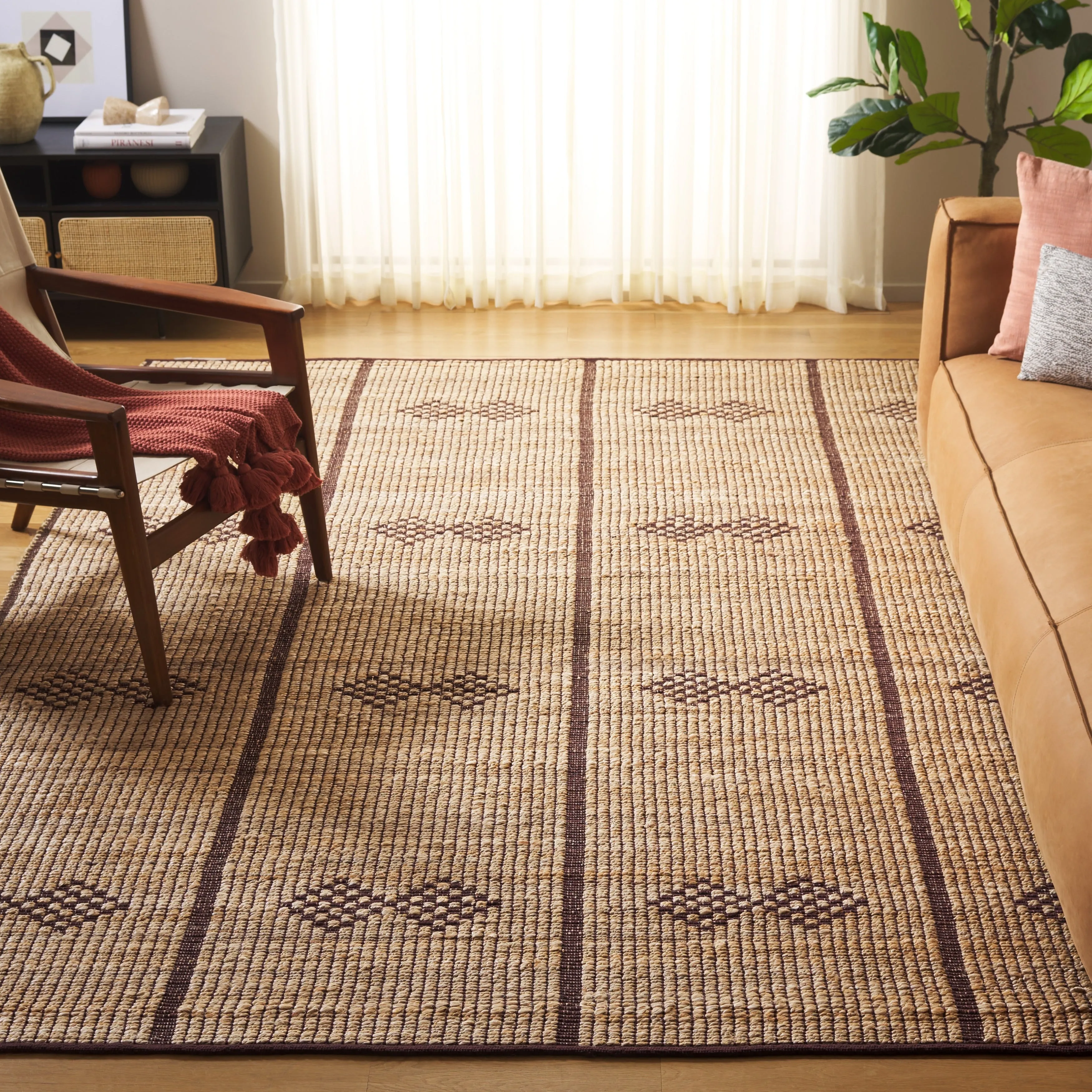 SAFAVIEH Natural Fiber Sibbie Casual Jute Rug