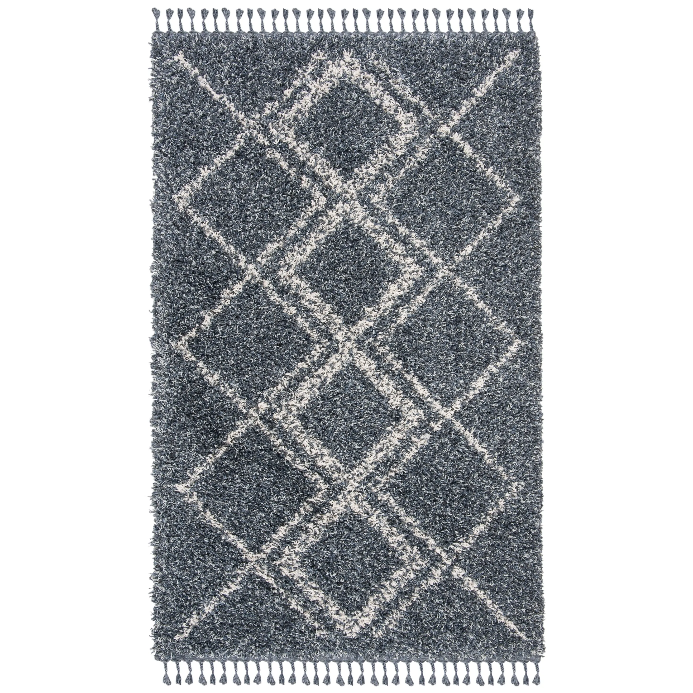 SAFAVIEH Pro Lux Shag Nazmije Moroccan Tassel 2.4-inch Thick