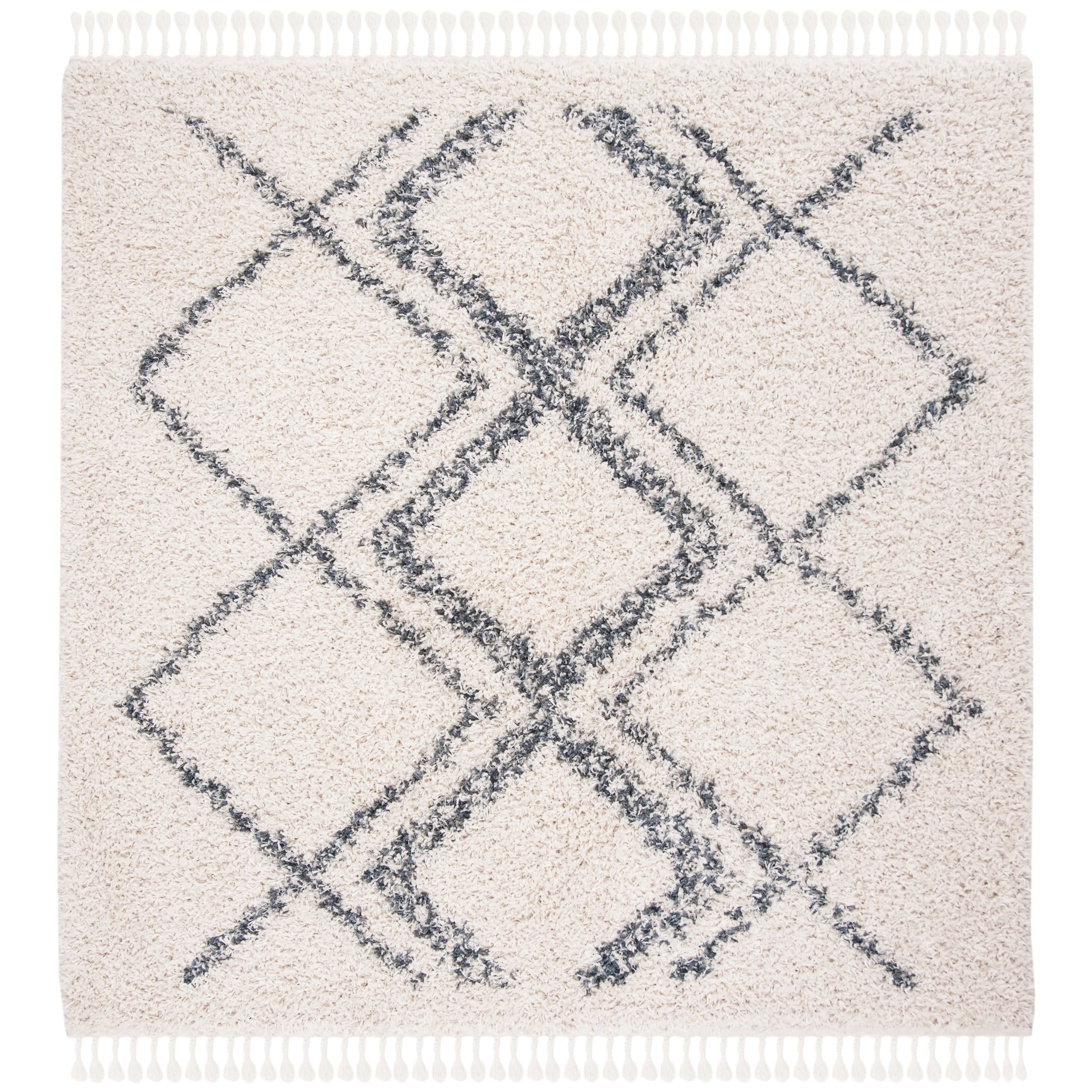 SAFAVIEH Pro Lux Shag Nazmije Moroccan Tassel 2.4-inch Thick