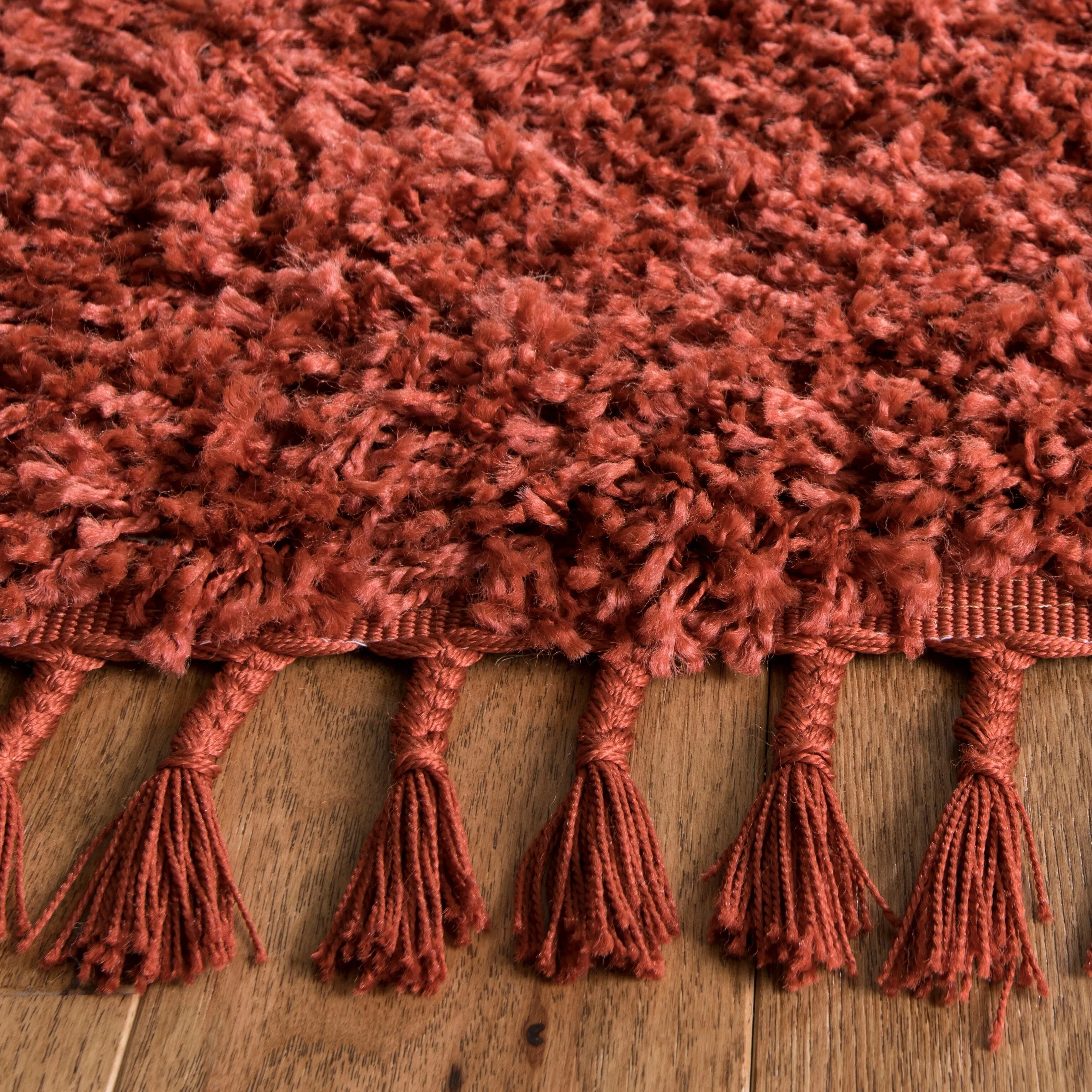 SAFAVIEH Pro Lux Shag Nazmije Moroccan Tassel 2.4-inch Thick