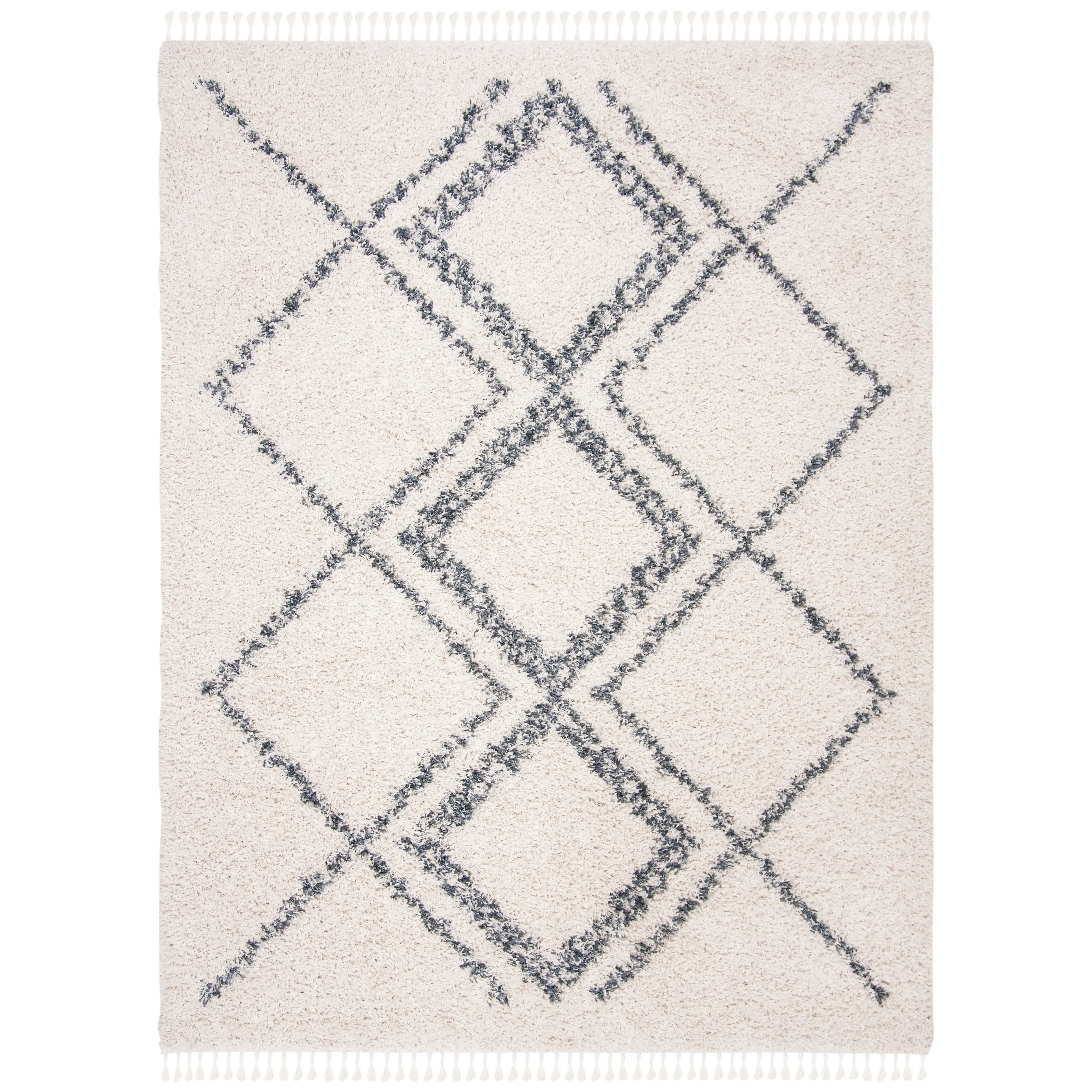 SAFAVIEH Pro Lux Shag Nazmije Moroccan Tassel 2.4-inch Thick