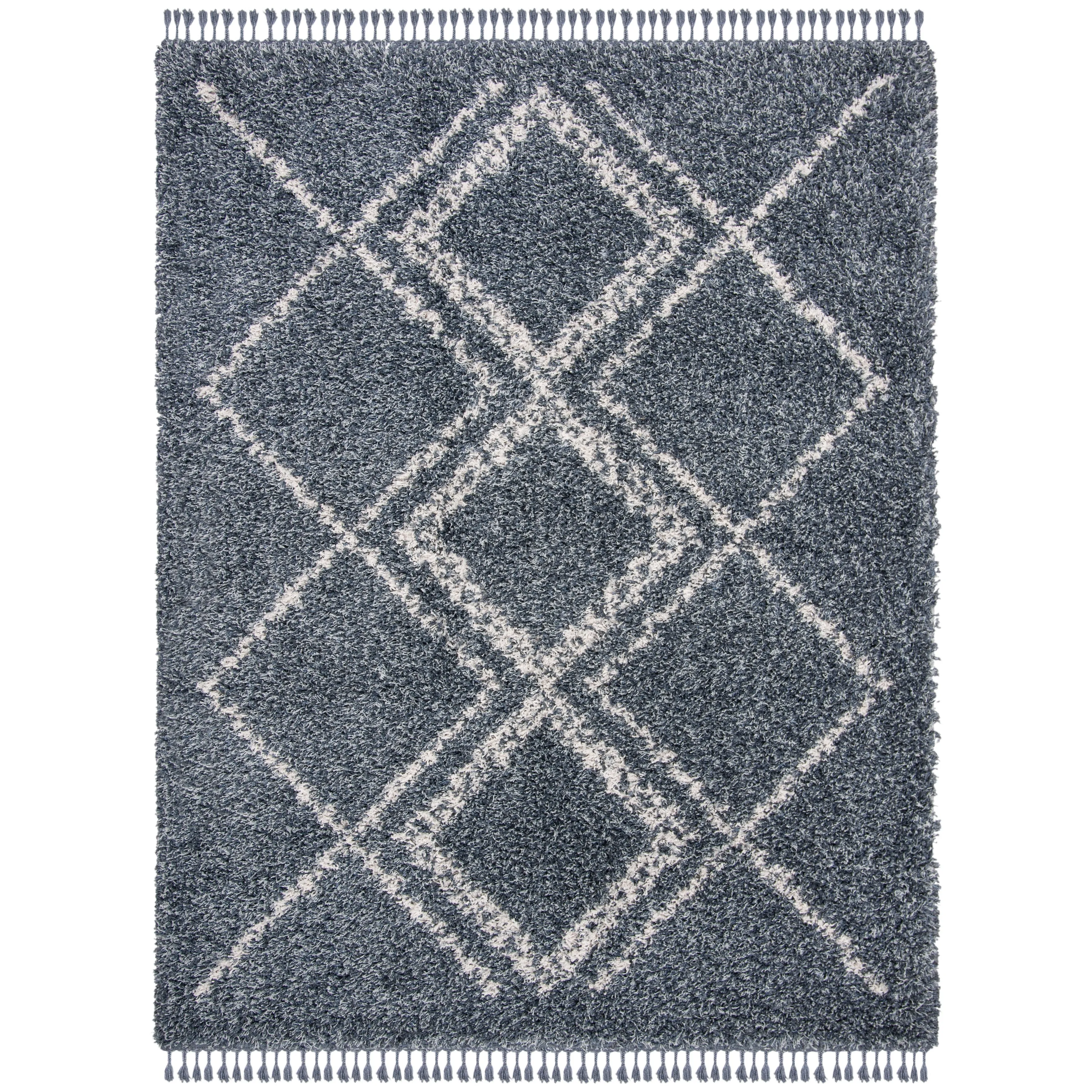 SAFAVIEH Pro Lux Shag Nazmije Moroccan Tassel 2.4-inch Thick