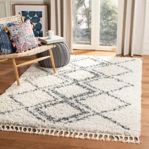 SAFAVIEH Pro Lux Shag Nazmije Moroccan Tassel 2.4-inch Thick
