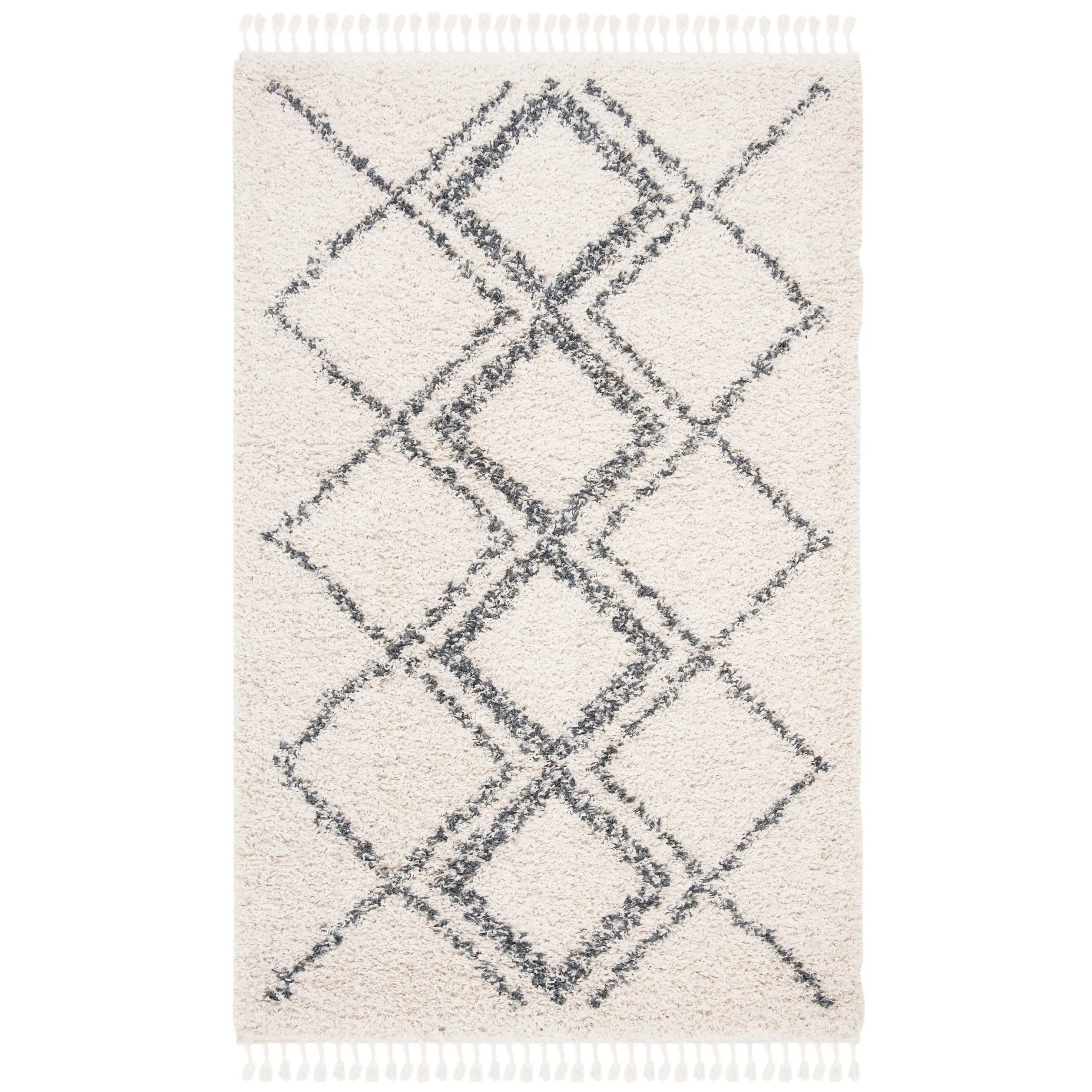 SAFAVIEH Pro Lux Shag Nazmije Moroccan Tassel 2.4-inch Thick