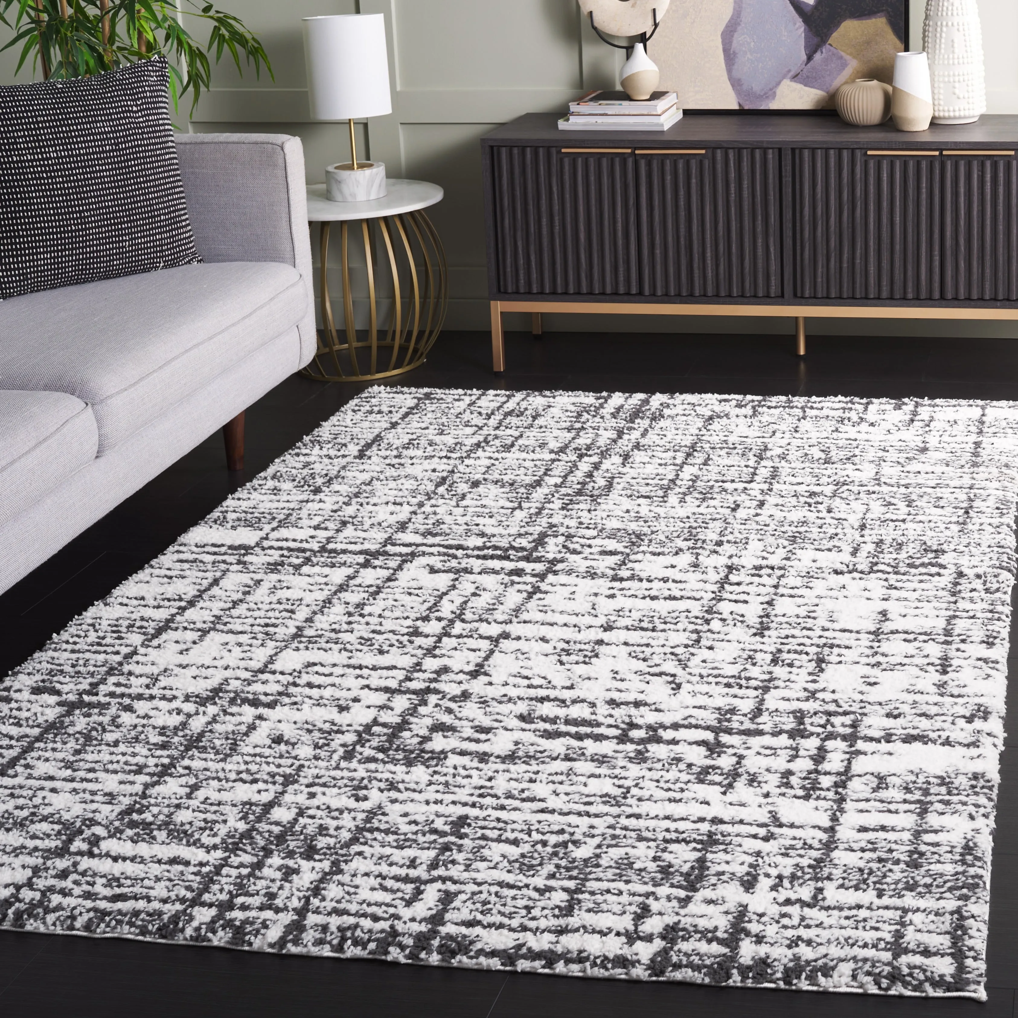 SAFAVIEH Rumi Shag Parthenia Shag Rug