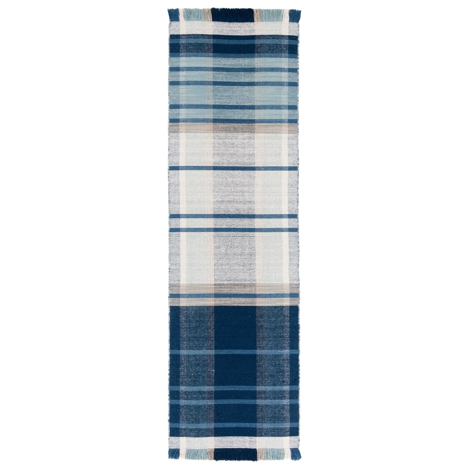 SAFAVIEH Striped Kilim Sharareh Wool Fringe Rug