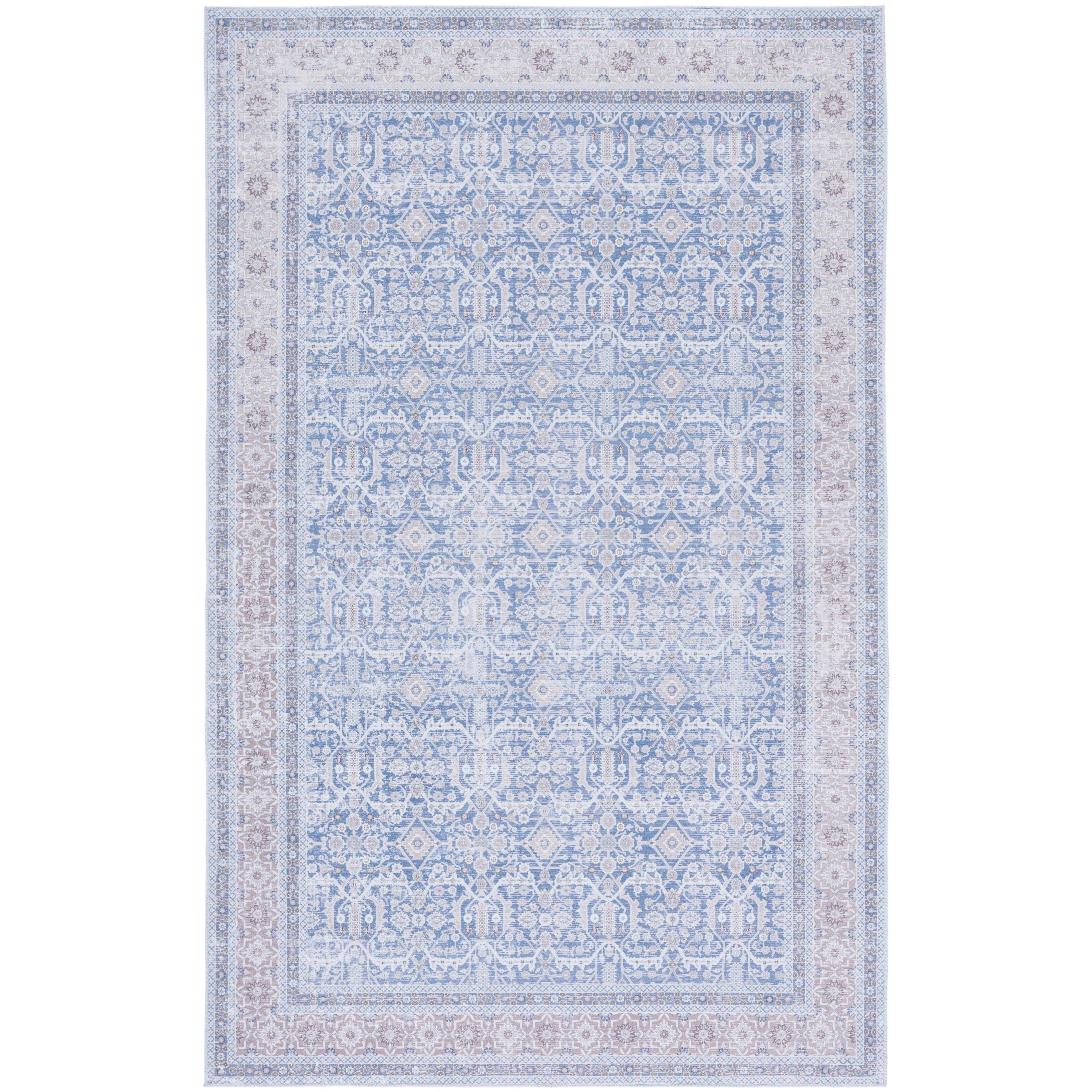 SAFAVIEH Tucson Machine Washable Slip Resistant Nelja Oriental Rug