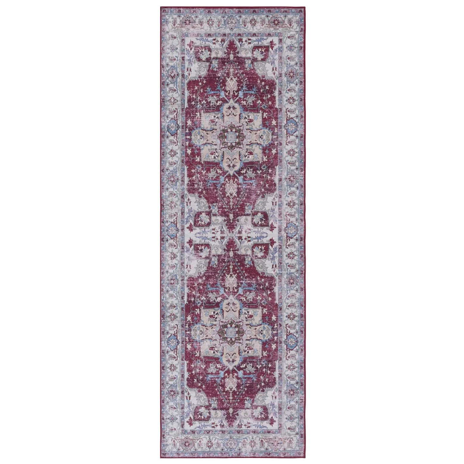 SAFAVIEH Tucson Machine Washable Slip Resistant Salome Oriental Medallion