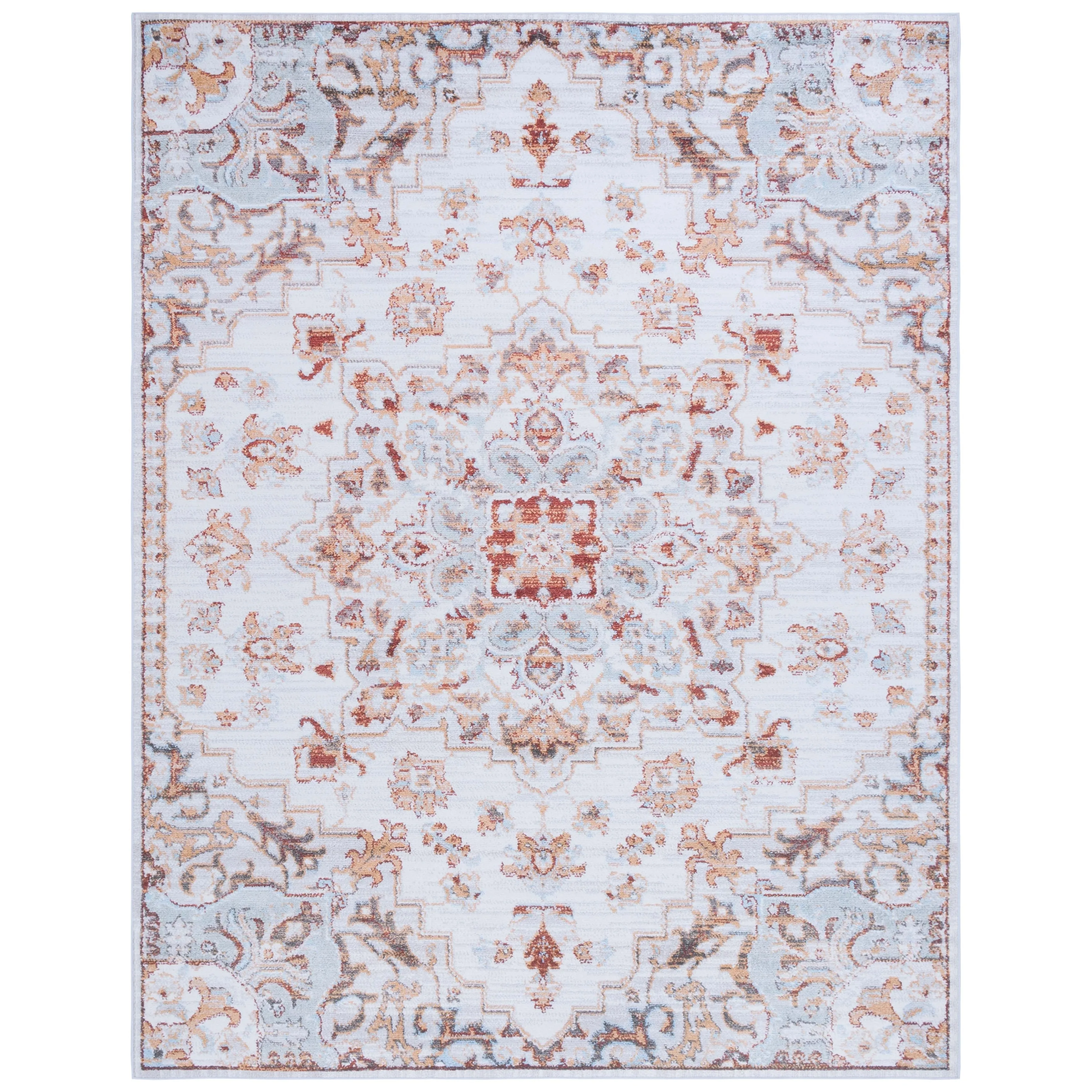 SAFAVIEH Tucson Machine Washable Slip Resistant Theodora Oriental Medallion