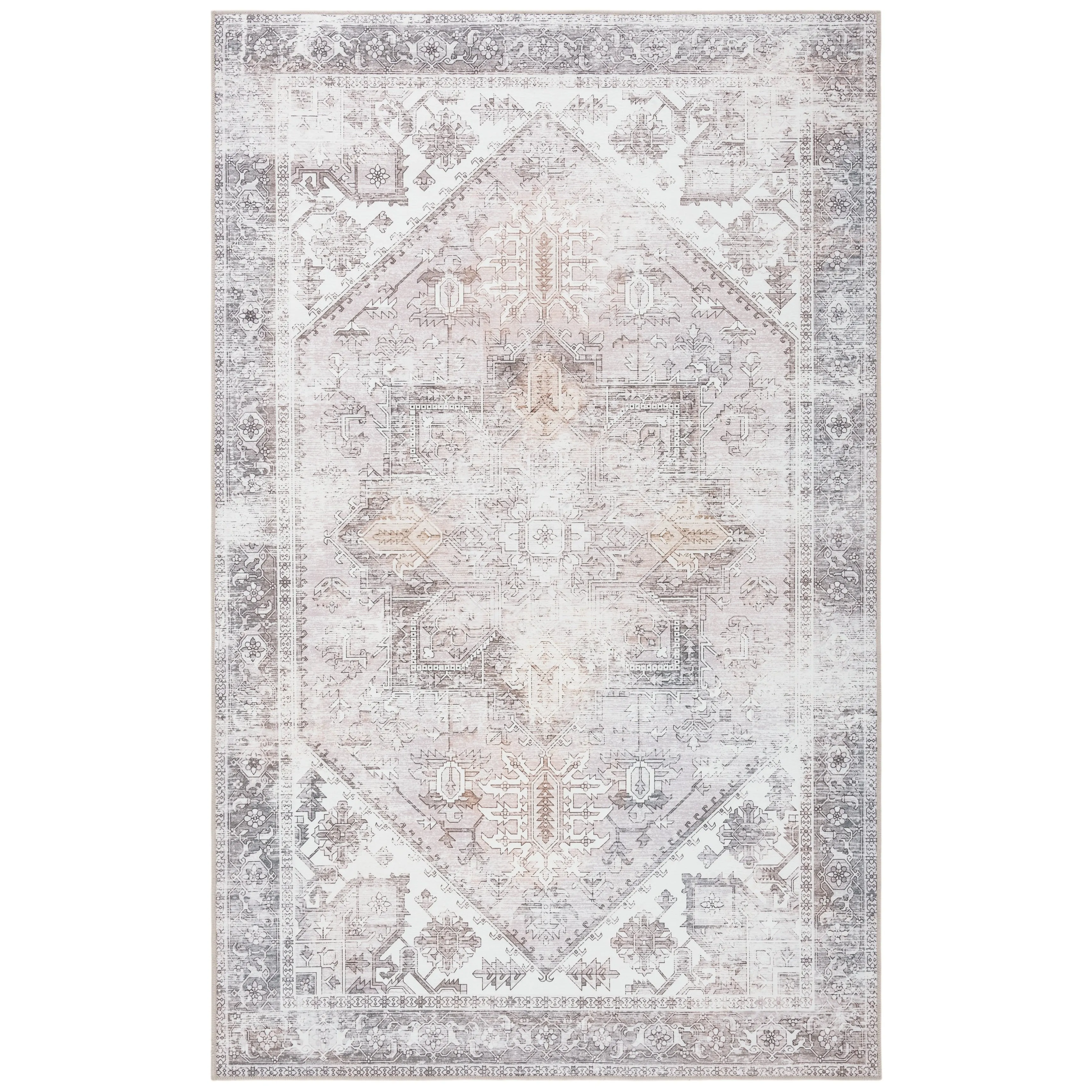 SAFAVIEH. Tucson Machine Washable Slip Resistant Therese Oriental Medallion