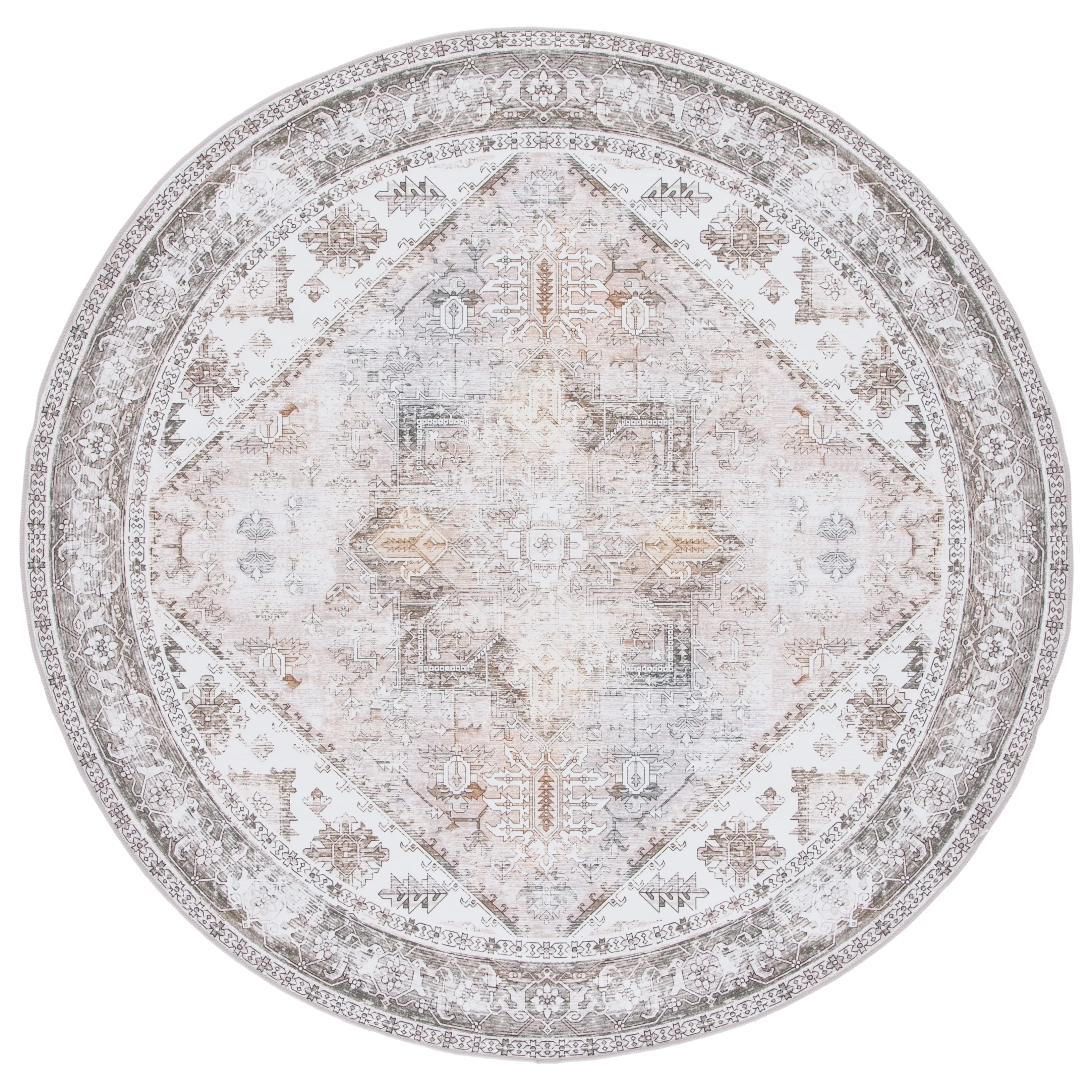 SAFAVIEH. Tucson Machine Washable Slip Resistant Therese Oriental Medallion