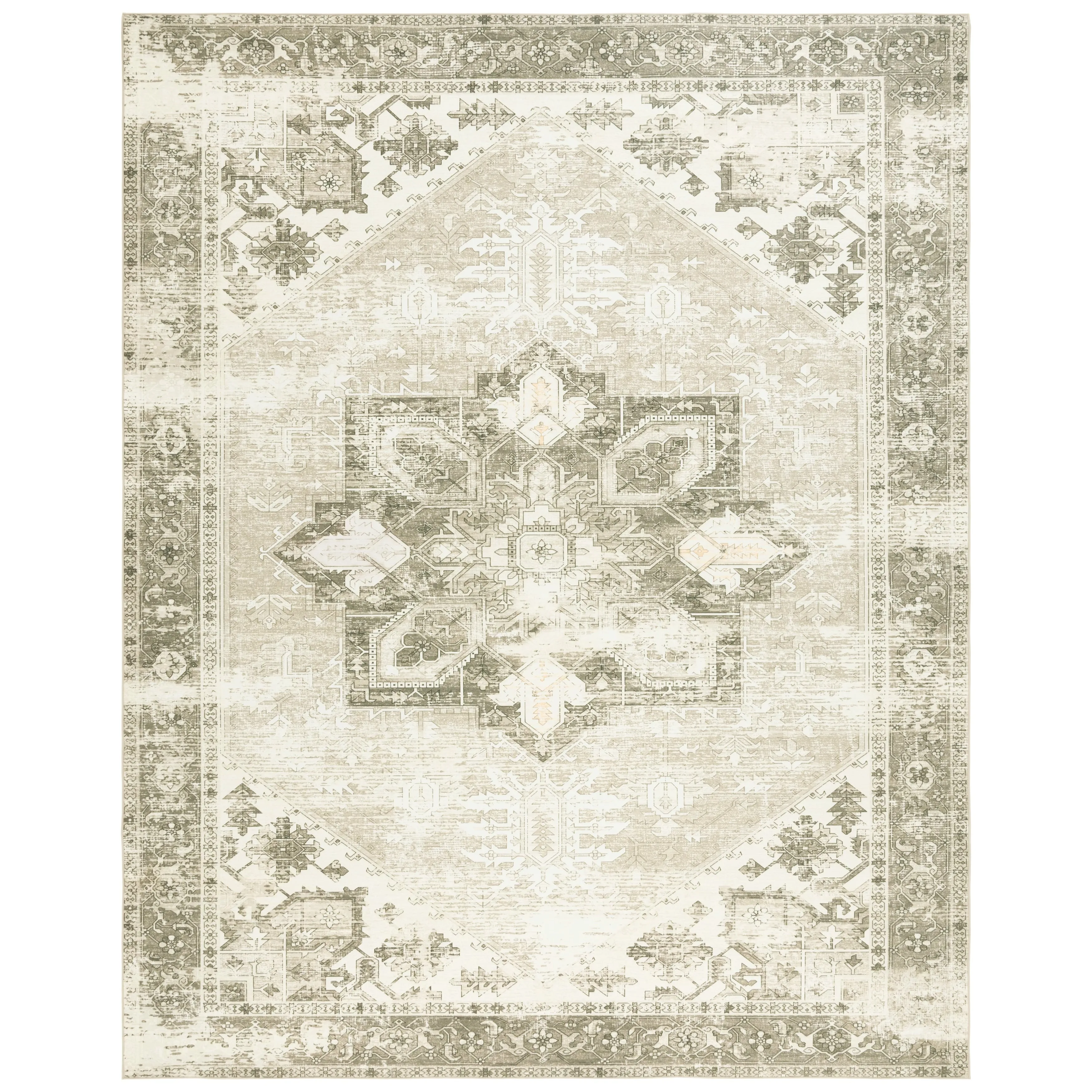 SAFAVIEH. Tucson Machine Washable Slip Resistant Therese Oriental Medallion