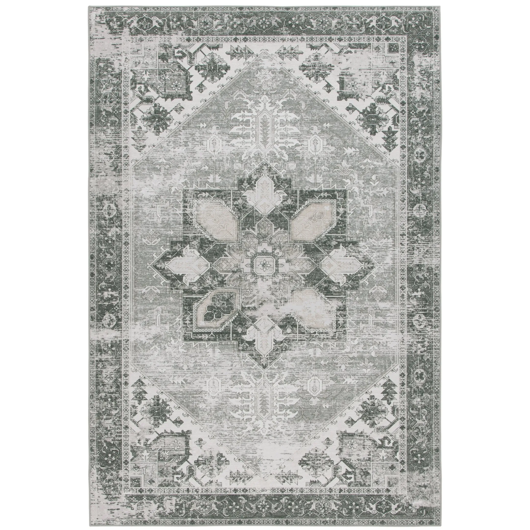 SAFAVIEH. Tucson Machine Washable Slip Resistant Therese Oriental Medallion