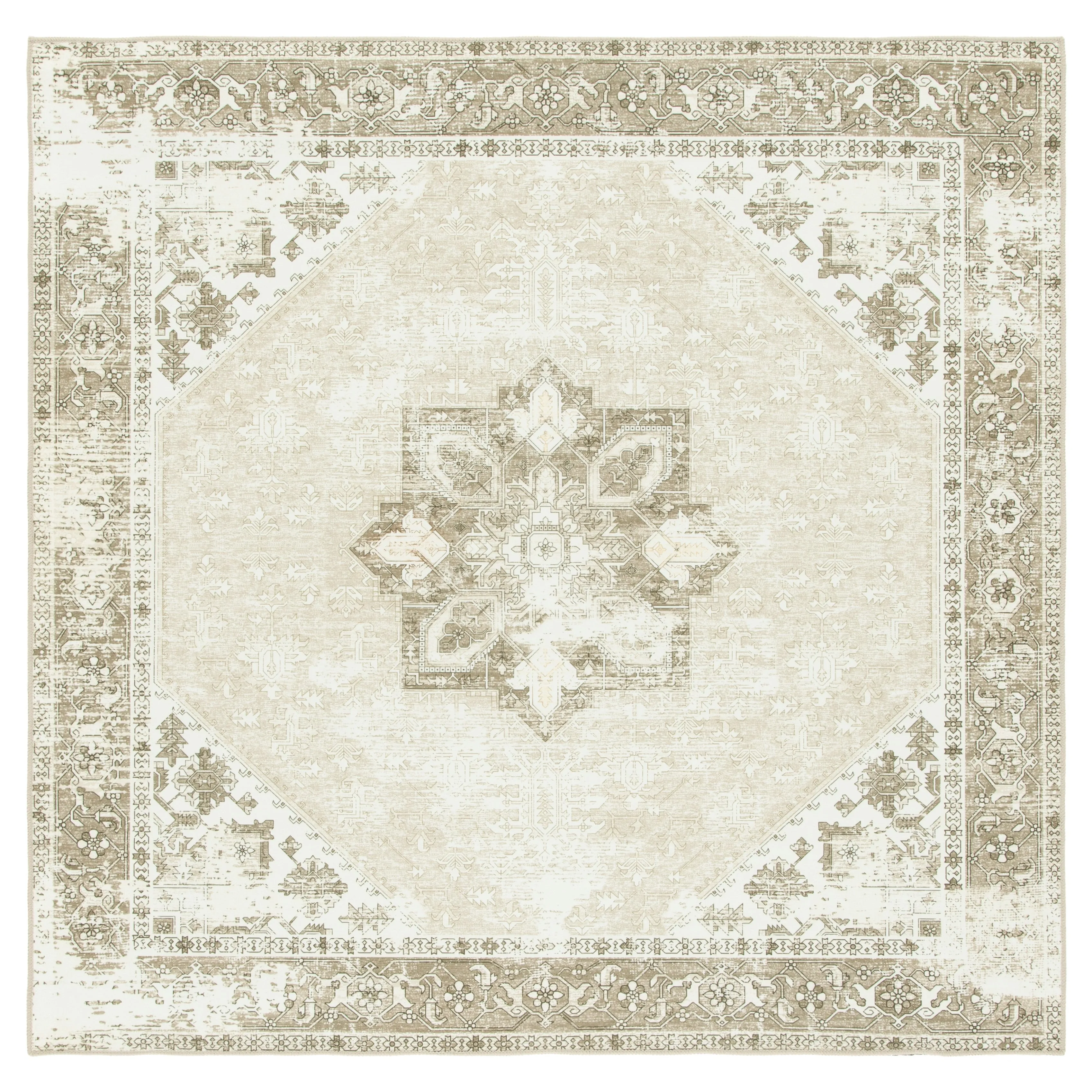 SAFAVIEH. Tucson Machine Washable Slip Resistant Therese Oriental Medallion