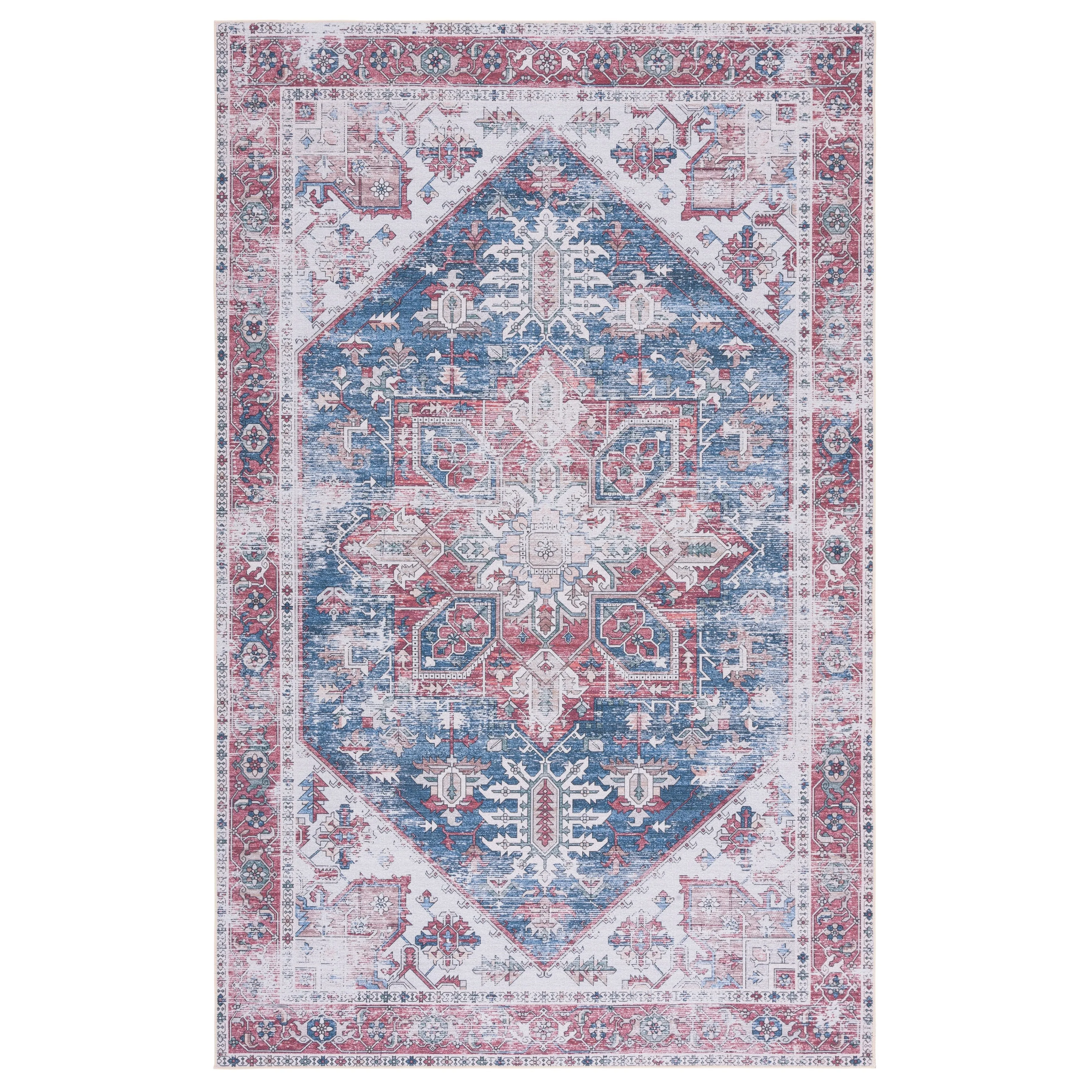 SAFAVIEH. Tucson Machine Washable Slip Resistant Therese Oriental Medallion