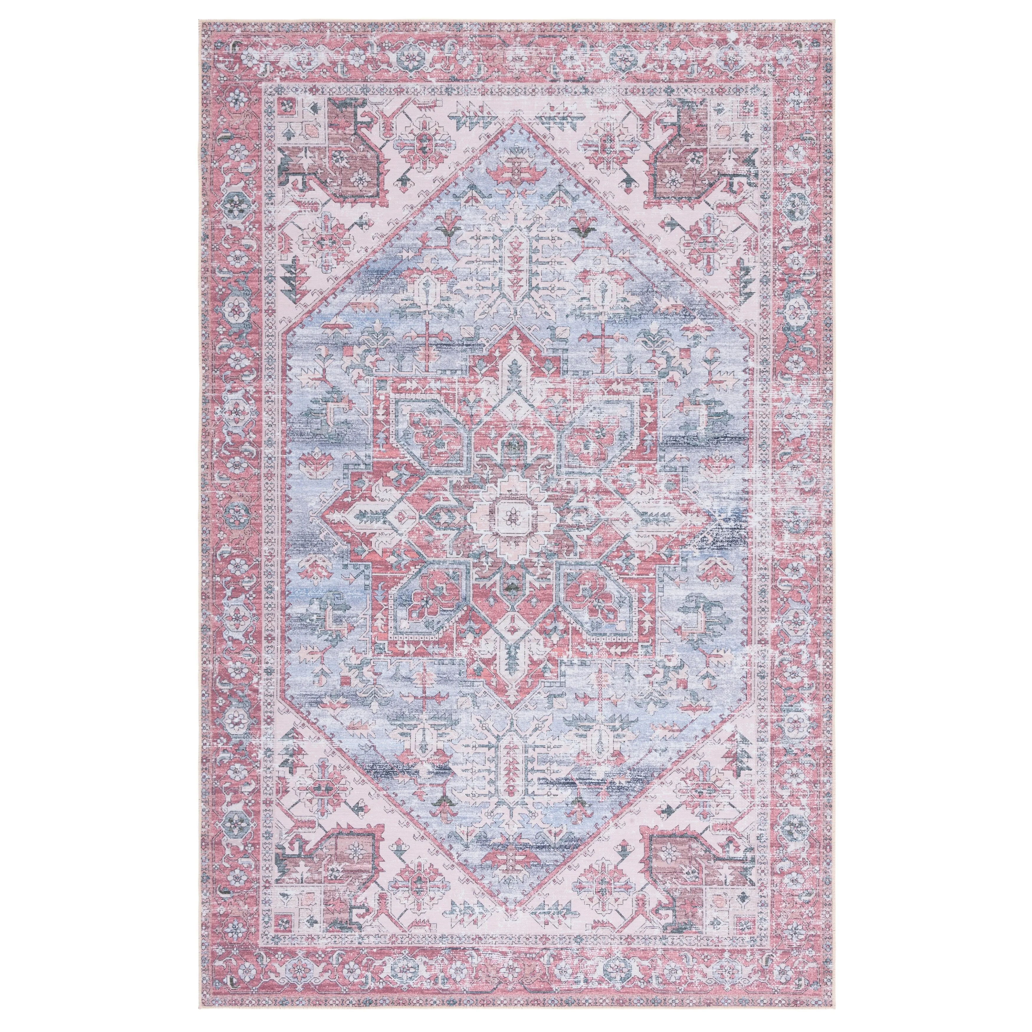 SAFAVIEH. Tucson Machine Washable Slip Resistant Therese Oriental Medallion
