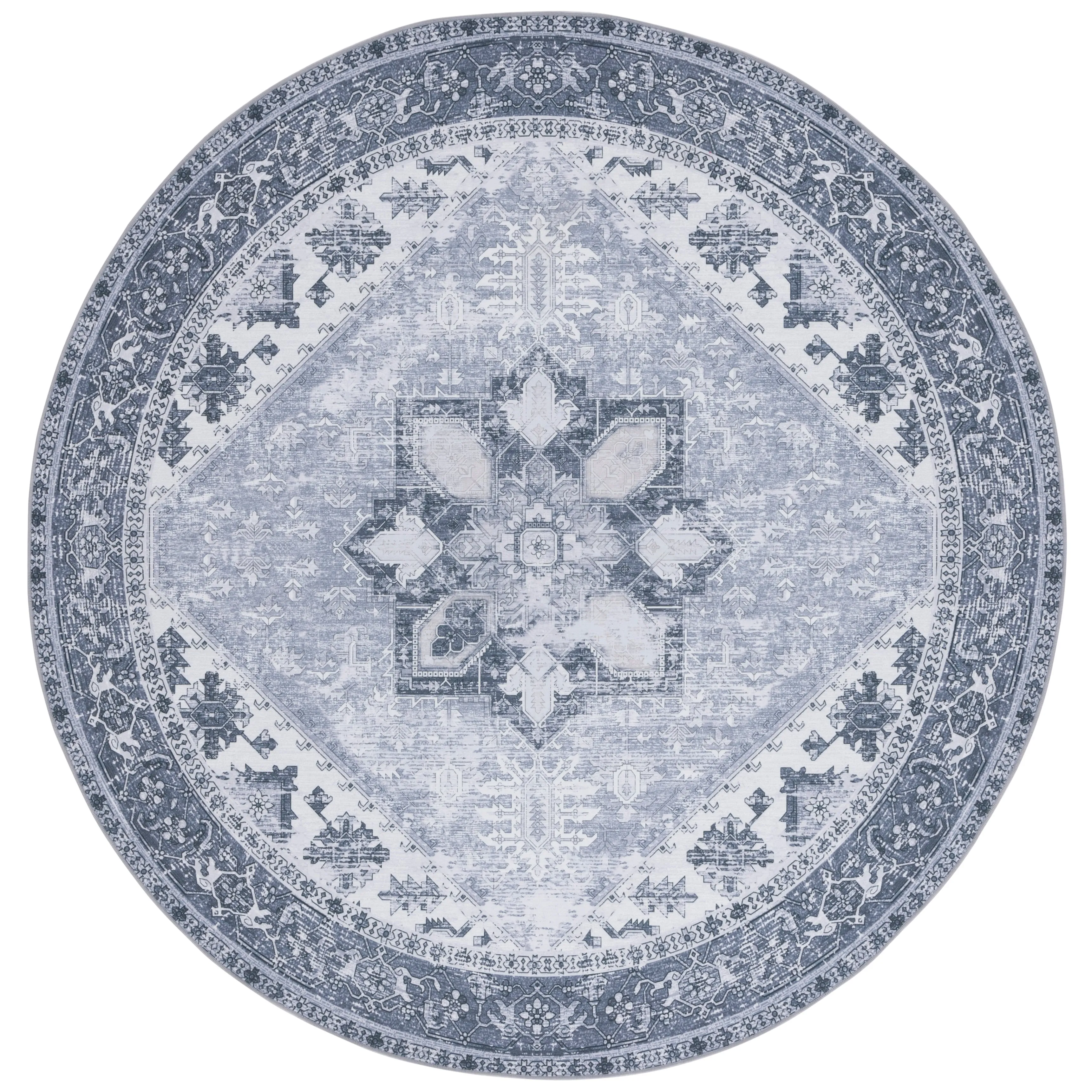 SAFAVIEH. Tucson Machine Washable Slip Resistant Therese Oriental Medallion