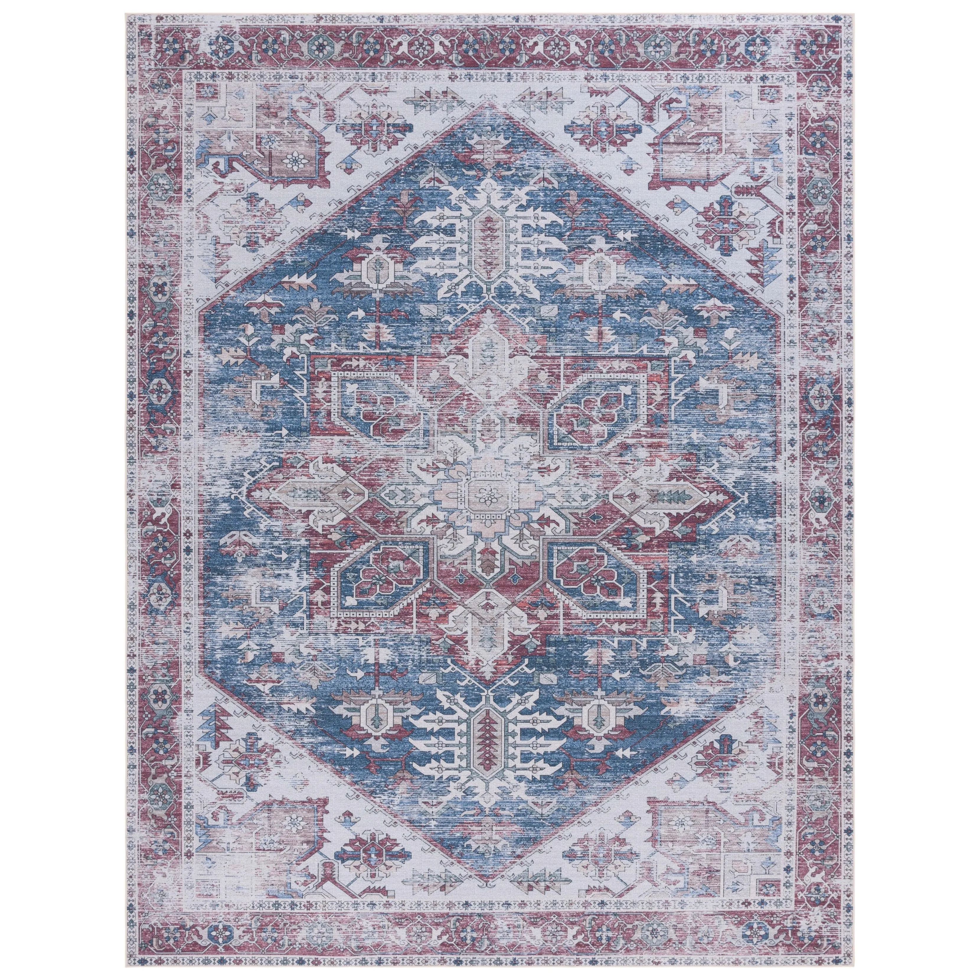 SAFAVIEH. Tucson Machine Washable Slip Resistant Therese Oriental Medallion