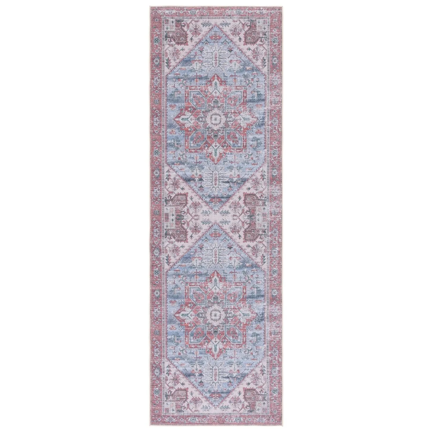 SAFAVIEH. Tucson Machine Washable Slip Resistant Therese Oriental Medallion