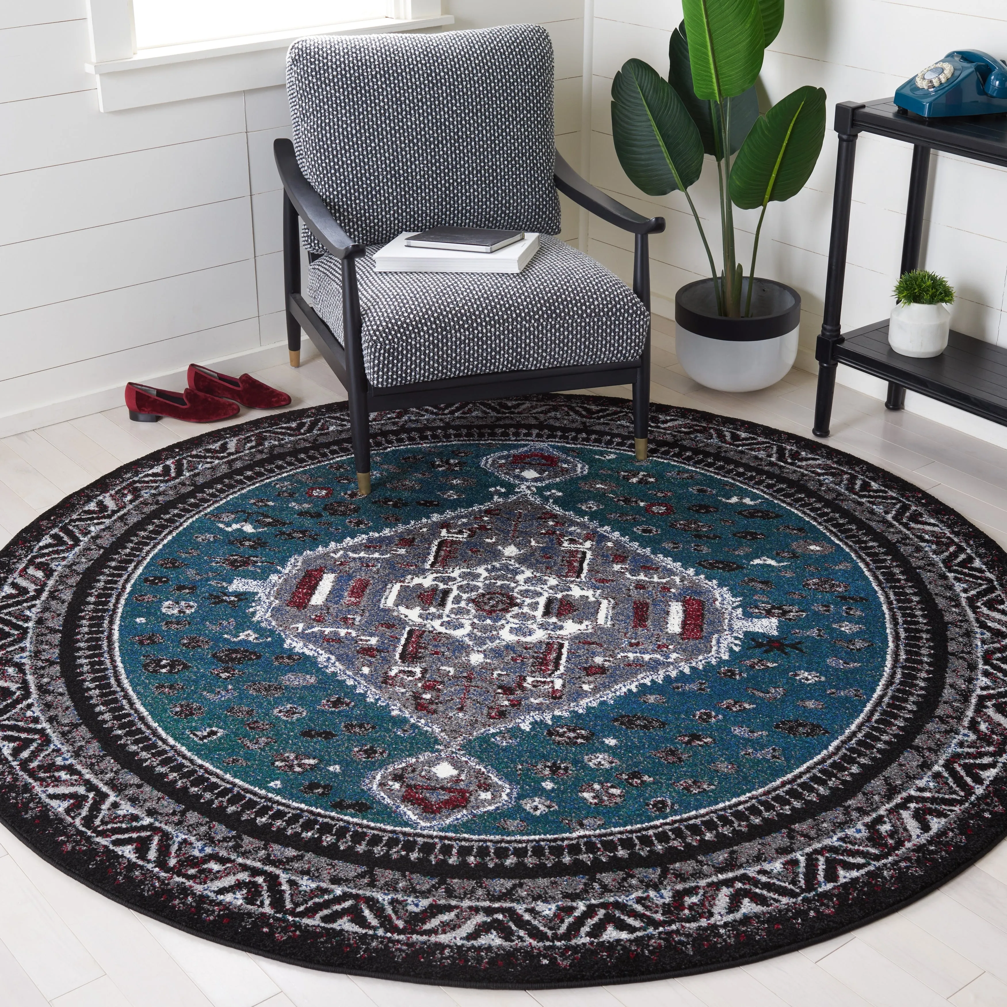 SAFAVIEH Vintage Hamadan Mehrnaz Traditional Oriental Rug