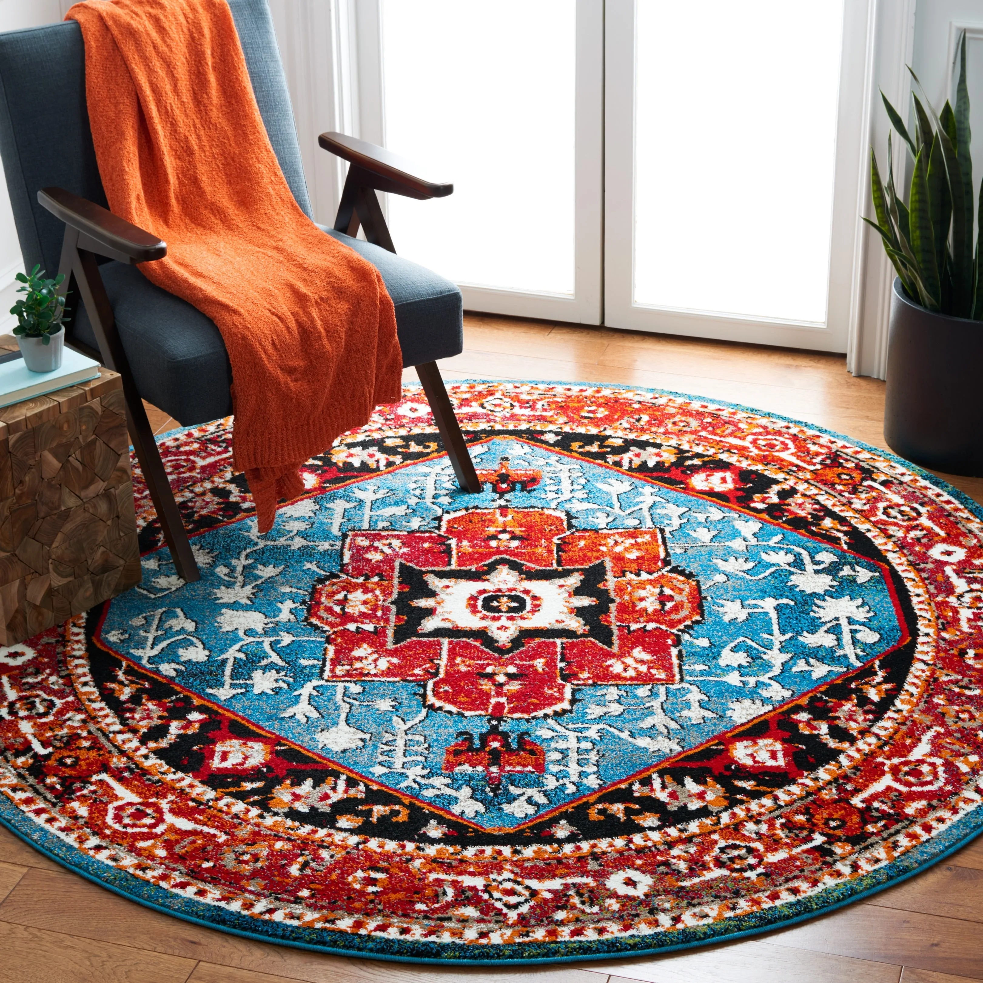 SAFAVIEH Vintage Hamadan Namita Traditional Oriental Medallion Rug